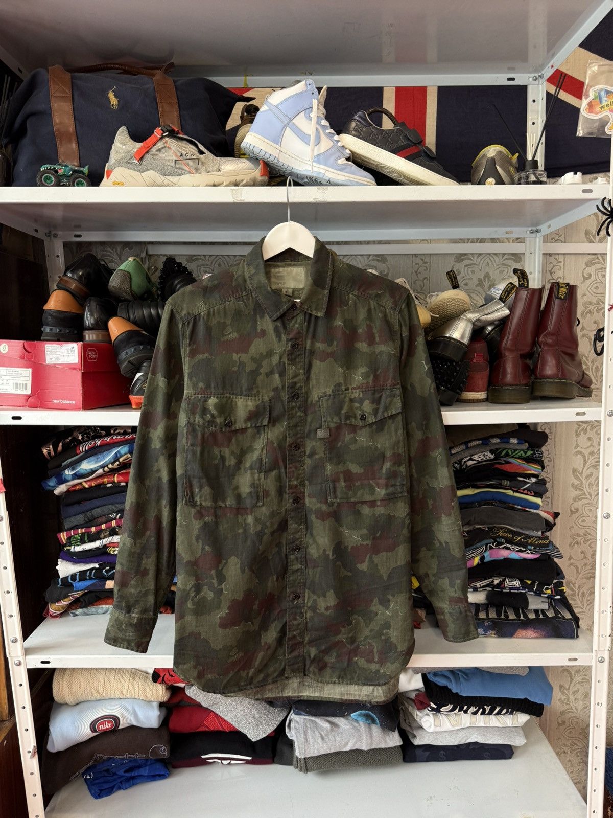 G-Star Vintage G Star Raw Multicam Thick Shirt Size M Size US M / EU 48-50 / 2 - 16 Thumbnail