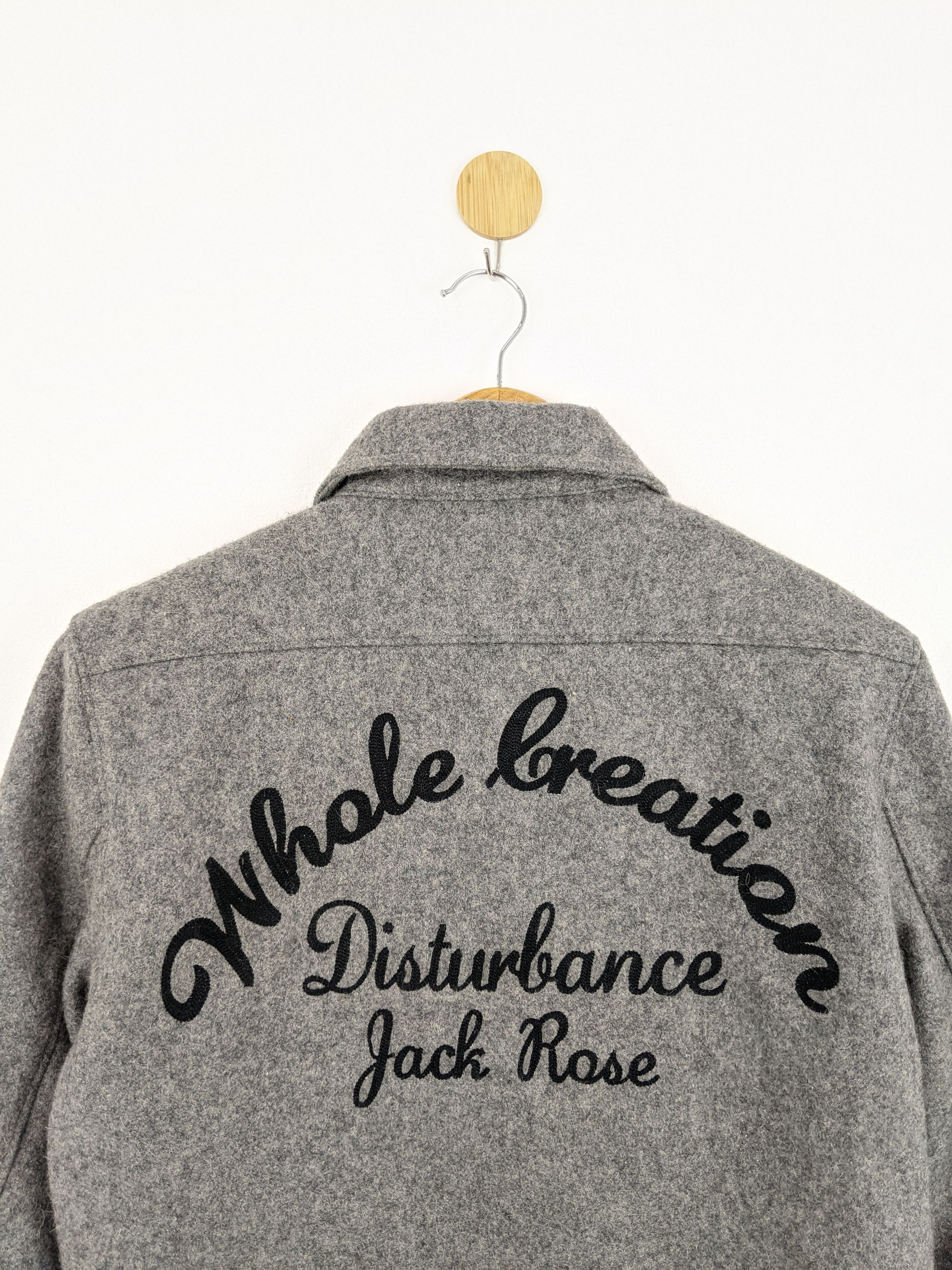 JACKROSE Vintage 80s Jack Rose Wording Wool Jacket MJ0110Z Size US XL / EU 56 / 4 - 4 Thumbnail