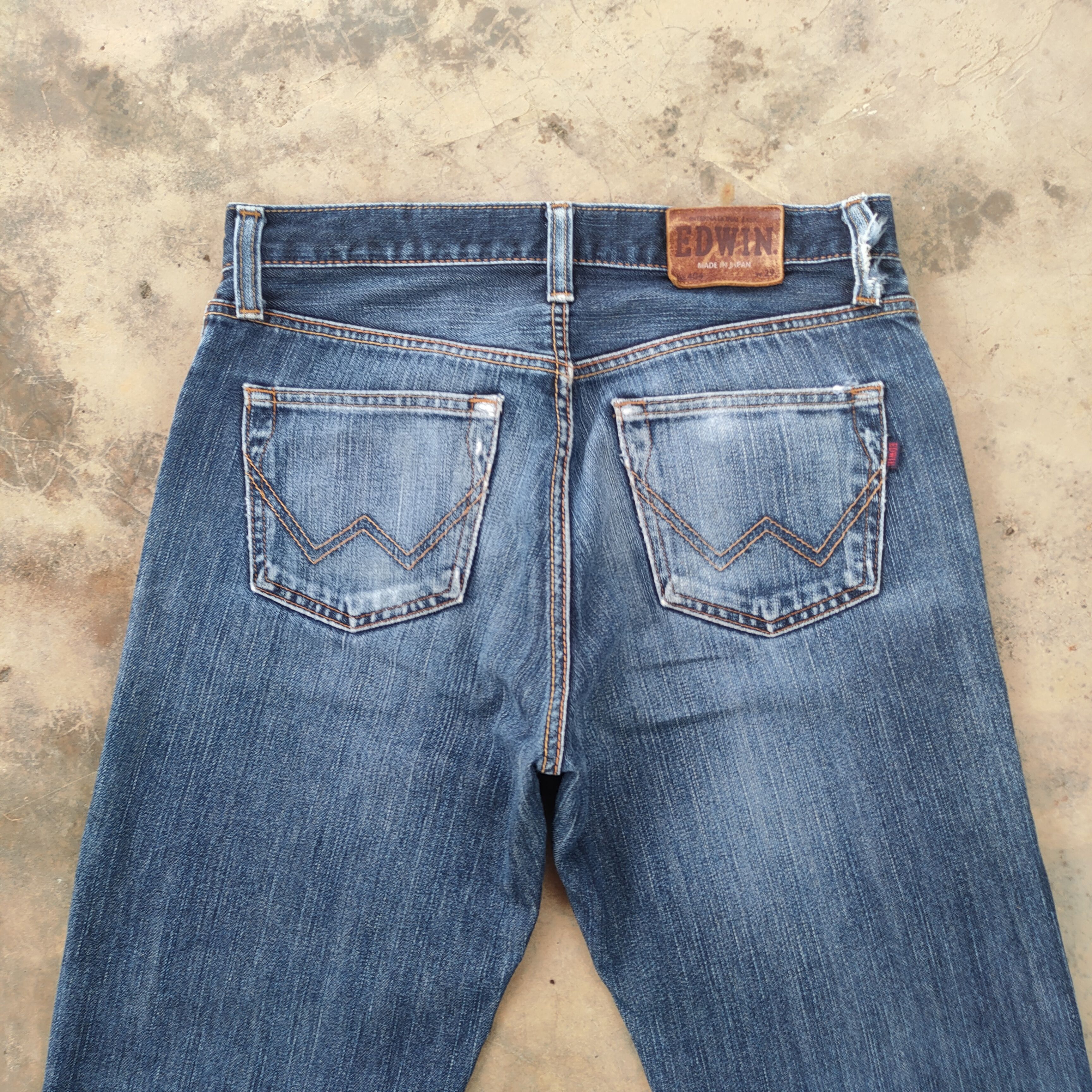 Edwin VINTAGE EDWIN FADED DISTRESSED JEANS DENIM PANTS Size US 32 / EU 48 - 11 Thumbnail