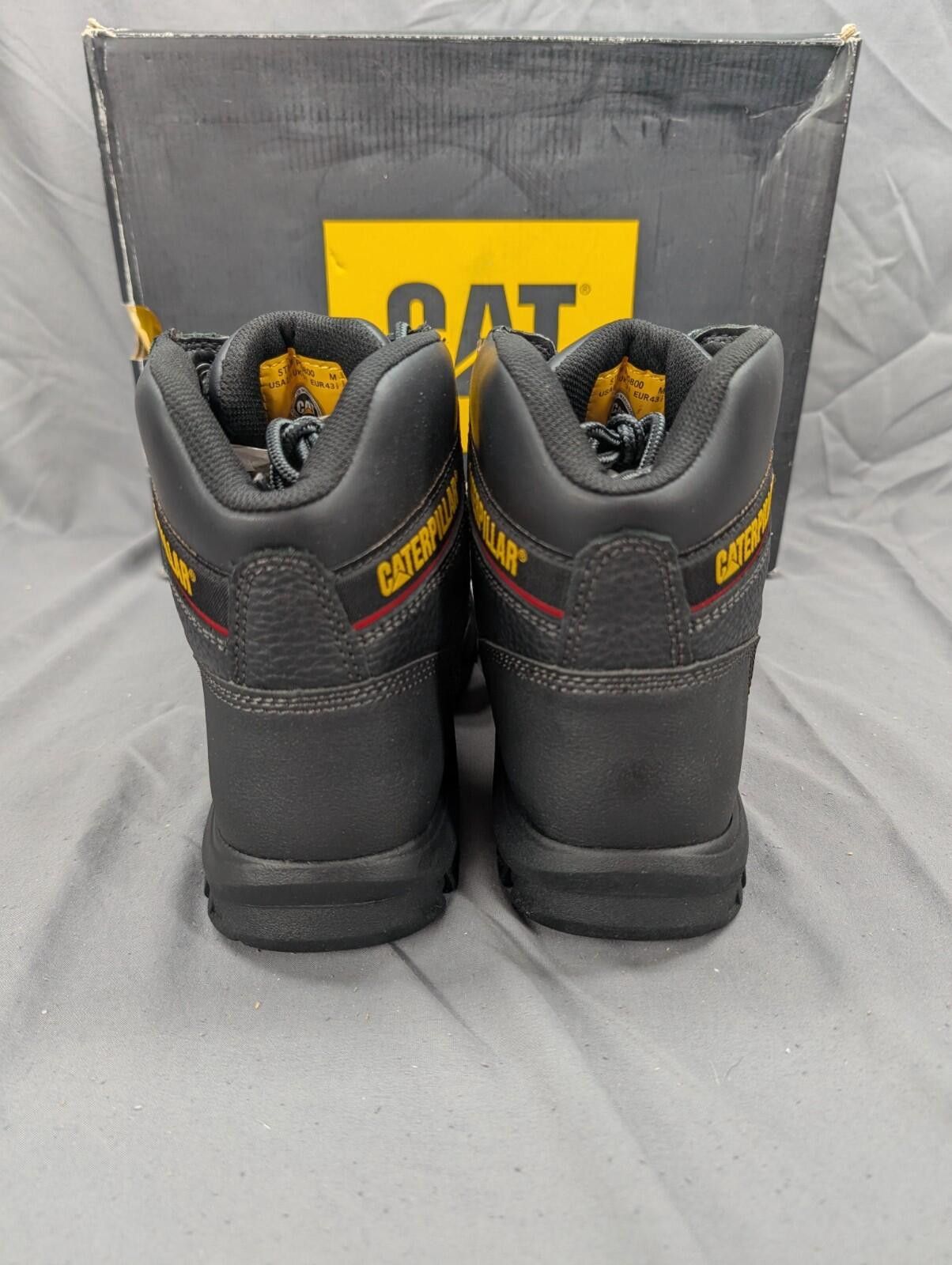 Caterpillar Caterpillar CAT Outline ST Steel Toe Work Boots Black 10.5M Size US 10.5 / EU 43-44 - 4 Thumbnail