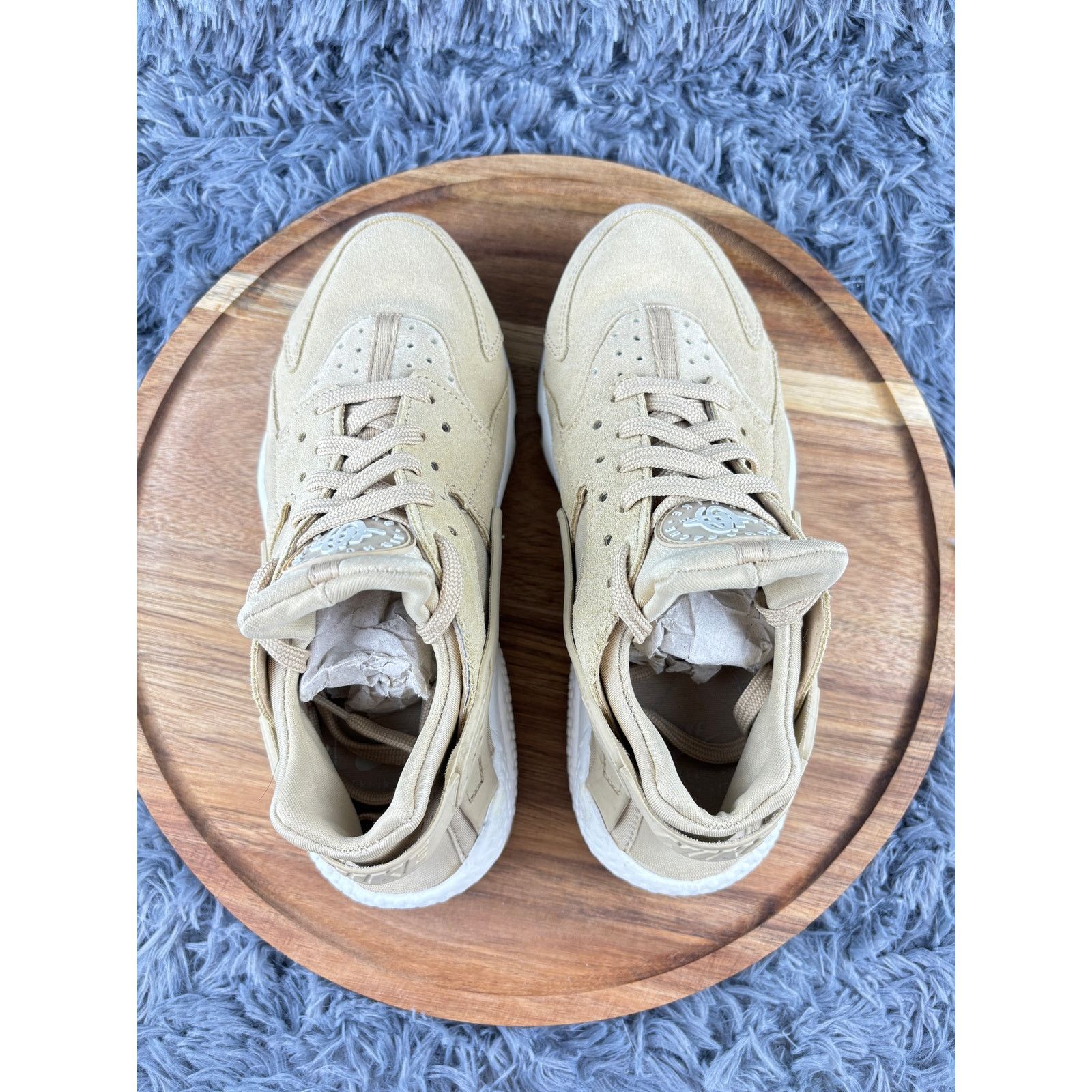 Nike Nike Air Huarache Run Women's MUSHROOM Running Beige Size US 7 / IT 37 - 8 Thumbnail