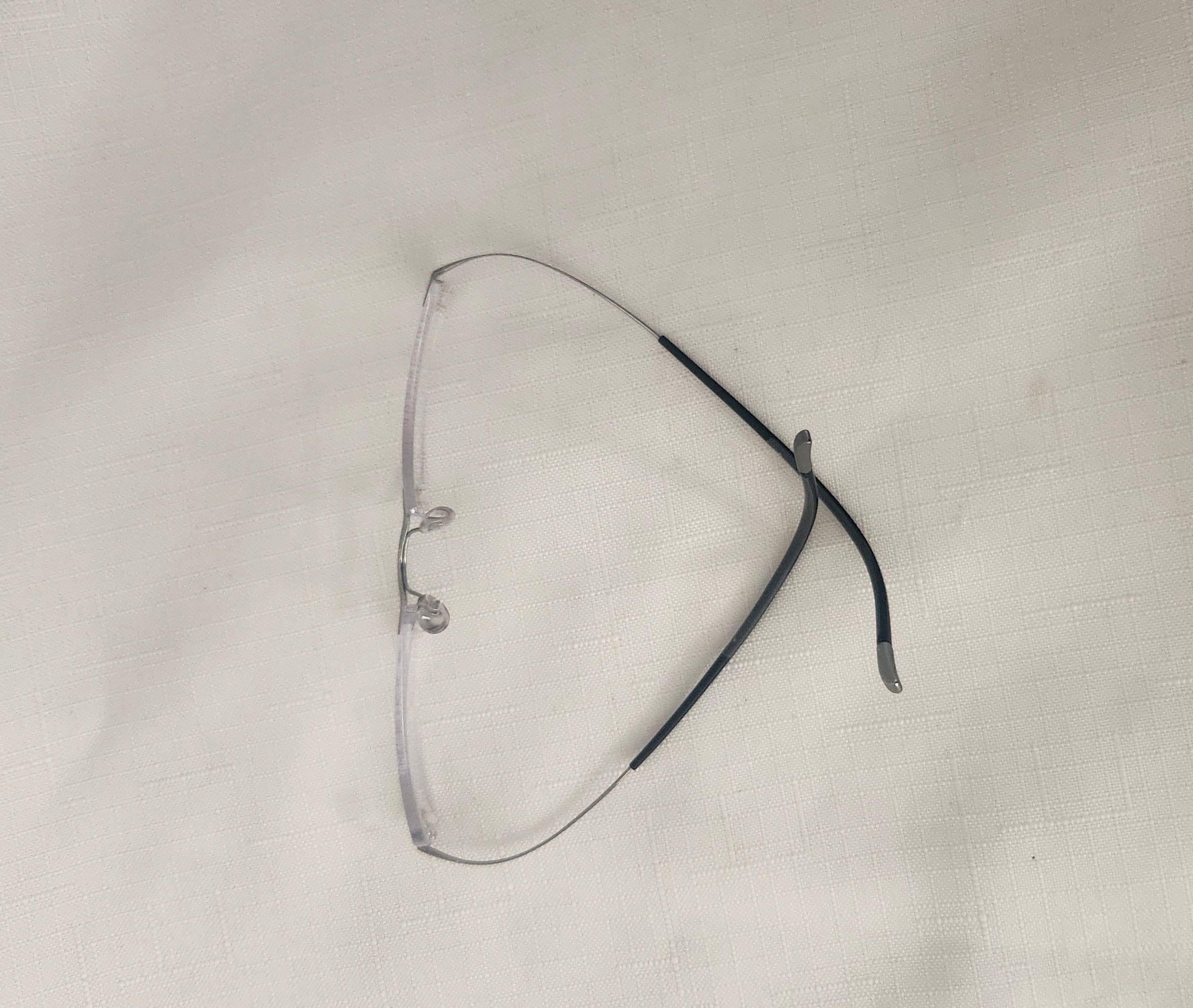 Designer × Silhouette Silhouette Titan 7579 60 6061 7581 Gray Rimless Eyeglasses Size ONE SIZE - 5 Thumbnail