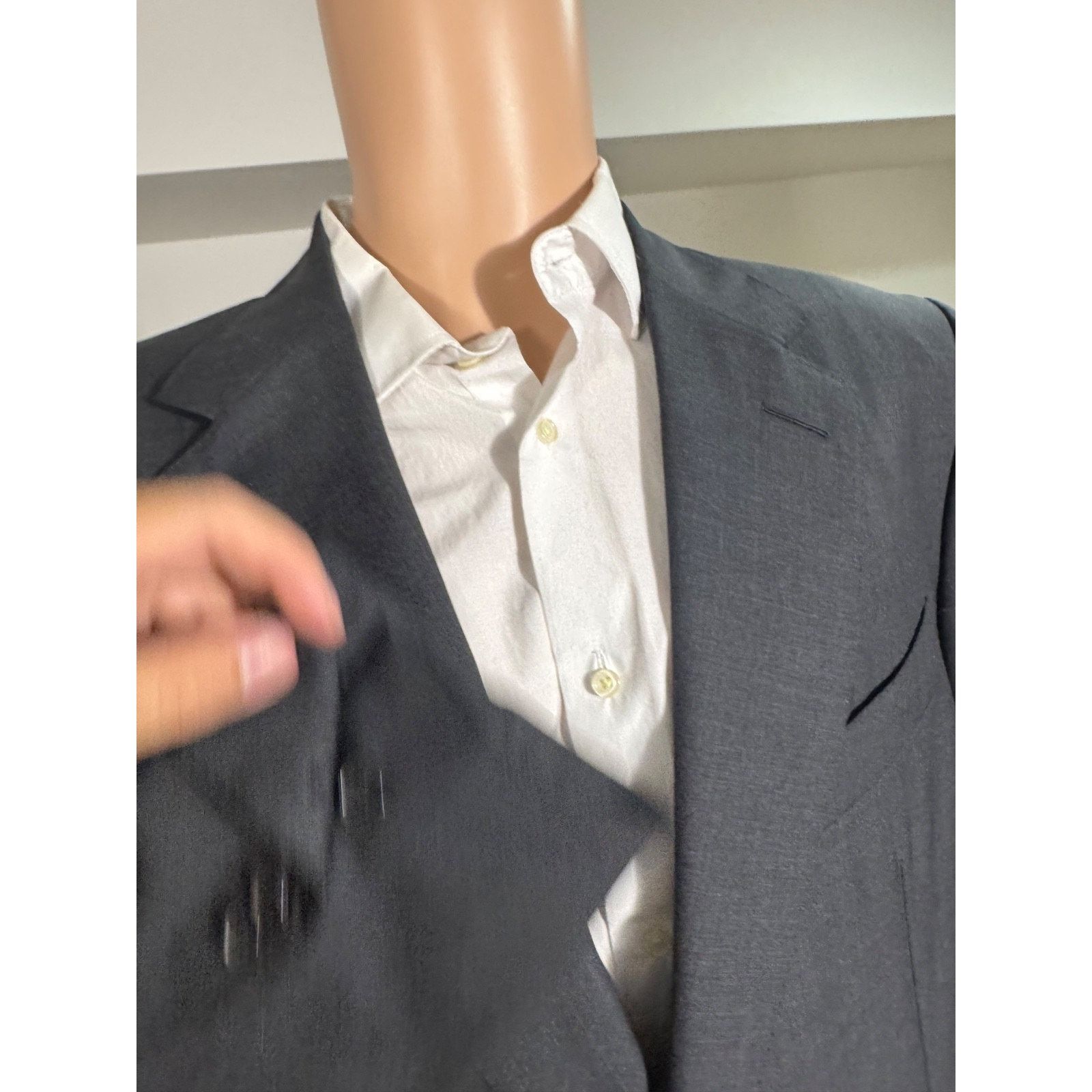 Tom Ford Tom Ford Charcoal Notch Lapel Suit Jacket Sportcoat Wool 44R Size 44R - 5 Thumbnail