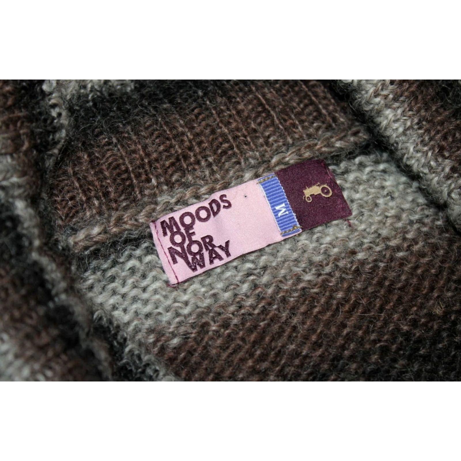 Vintage Moods of Norway mens wool cardigan jumper M Multicoloured Size US M / EU 48-50 / 2 - 6 Thumbnail
