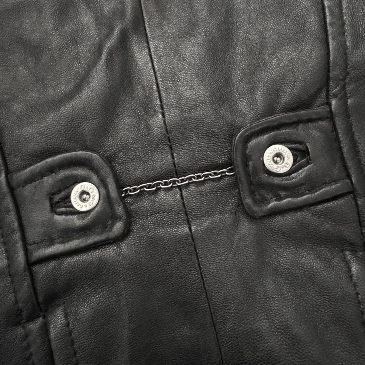 Dolce & Gabbana Dolce & Gabbana runway leather corset jacket Size S / US 4 / IT 40 - 4 Thumbnail