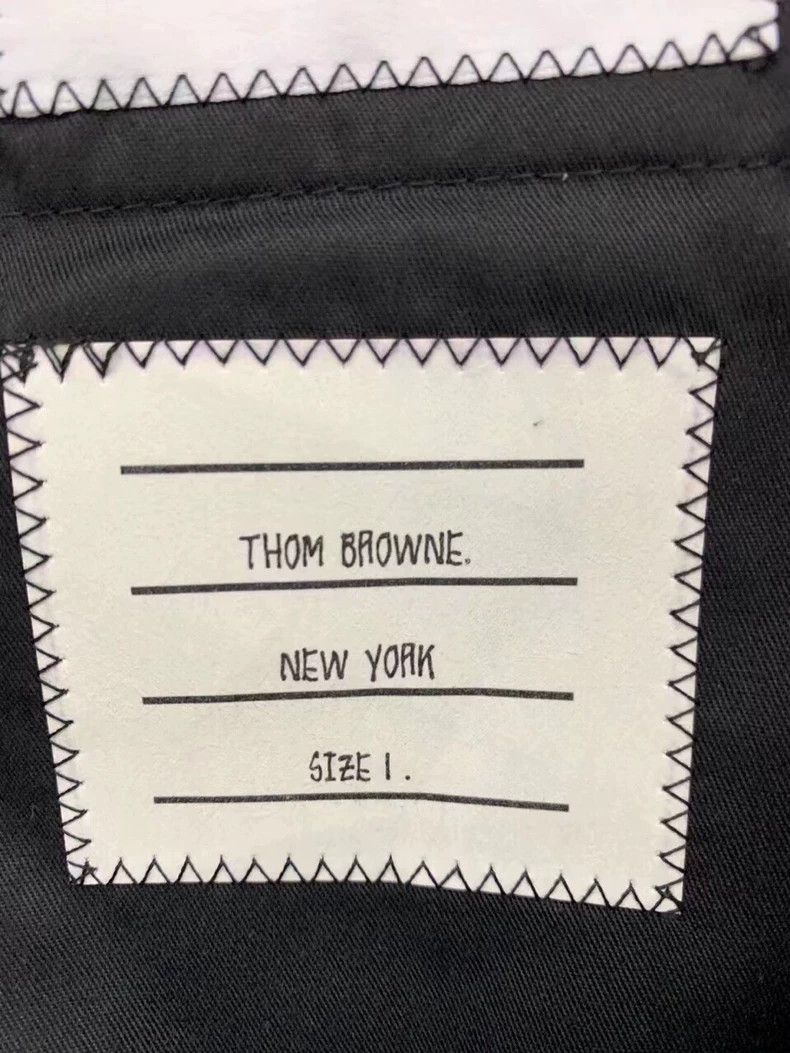 Thom Browne Thom Browne Size 1 Dark blue, tweed design, trousers, trou Size US 28 / EU 44 - 5 Thumbnail