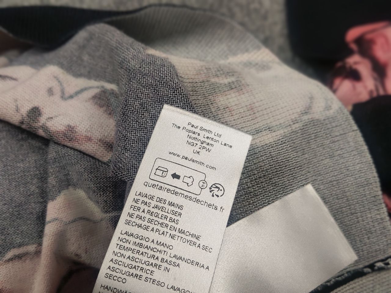 Paul Smith Paul Smith Orchid Logo Cotton Jumper Crew Neck Sweatshirt Size US S / EU 44-46 / 1 - 19 Thumbnail
