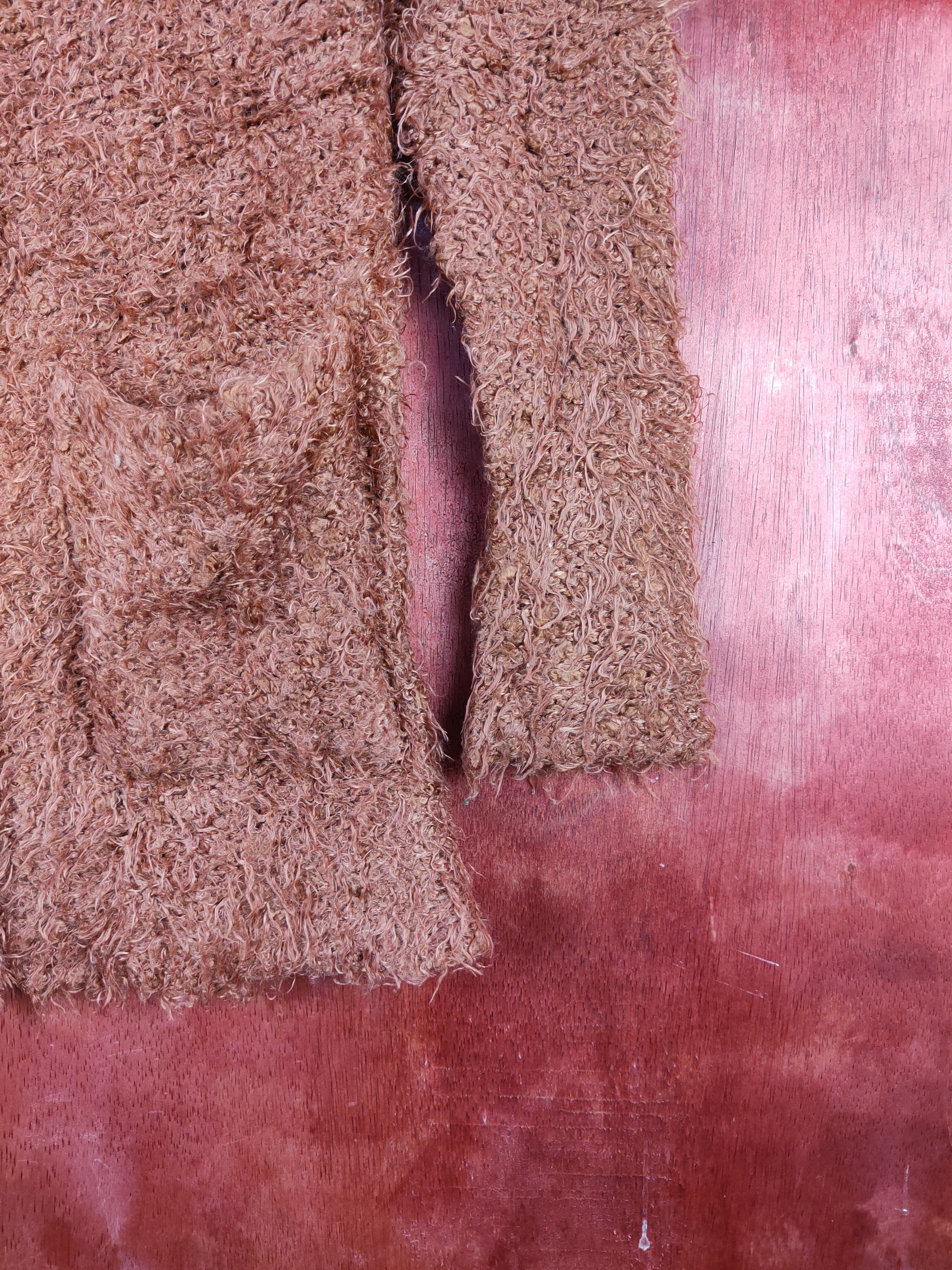 Homespun Knitwear × Japanese Brand Rienda Brown Fur Mohair Knitwear Cardigan #S2002 Size S / US 4 / IT 40 - 6 Thumbnail