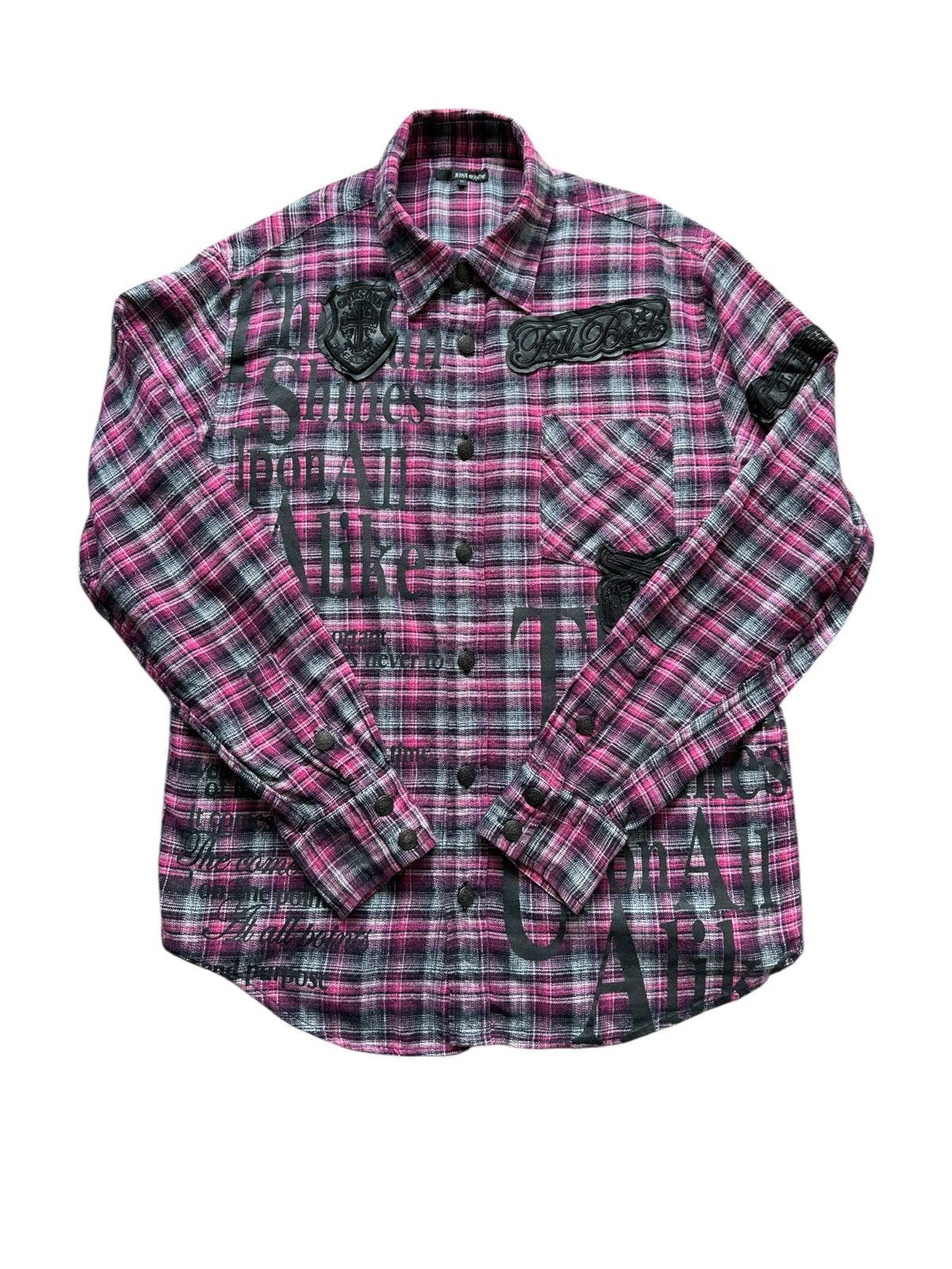 If Six Was Nine J-Rock - Ivanhoe flannel poem shirt / LGB if six was nine Size US M / EU 48-50 / 2 - 3 Thumbnail