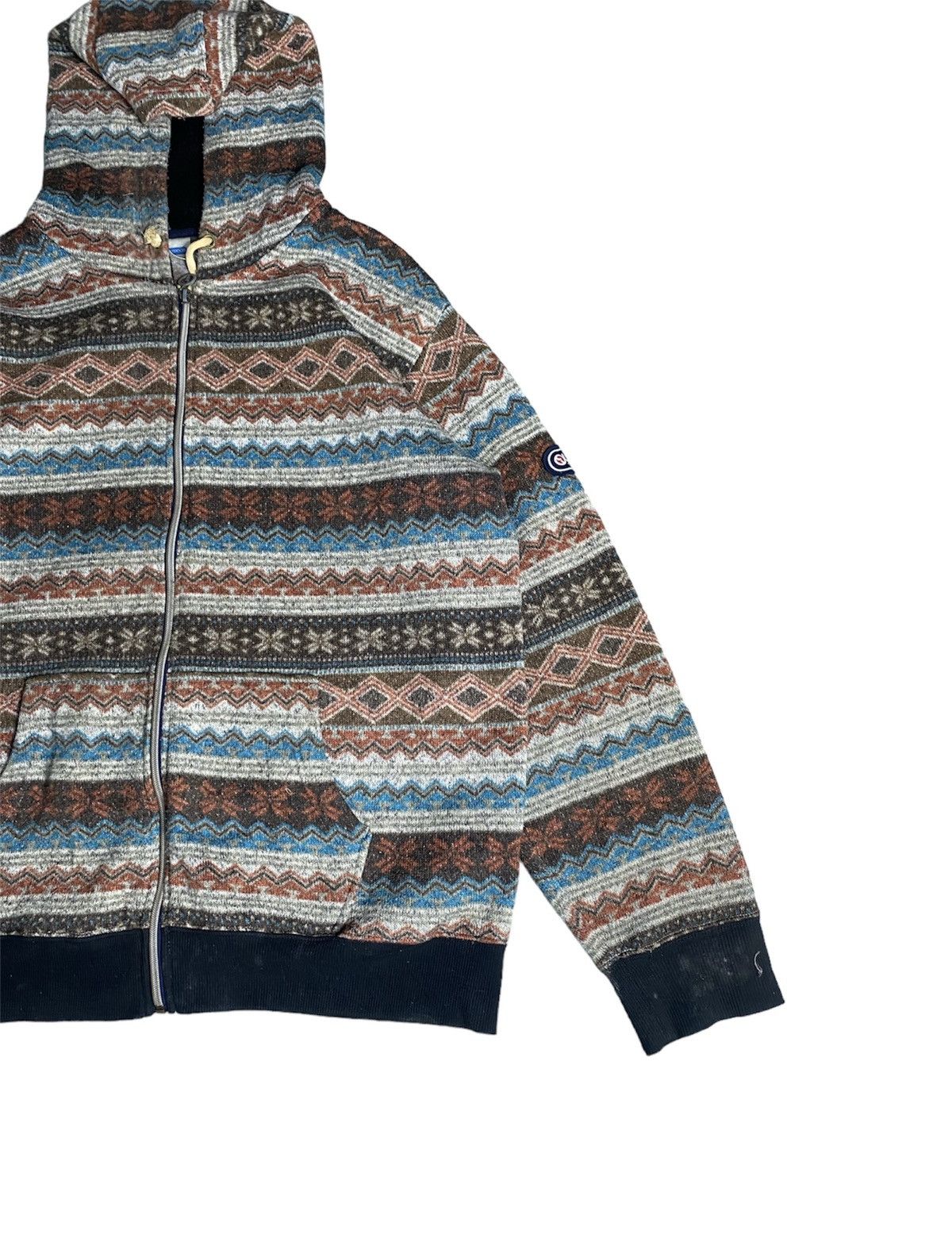 Japanese Brand Outdoor Native Navajo Style Hoodie Size US L / EU 52-54 / 3 - 3 Thumbnail