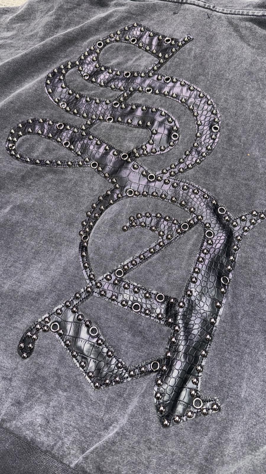 Other Stile Dè Amor Black Snake Patch Zip Size US S / EU 44-46 / 1 - 7 Thumbnail