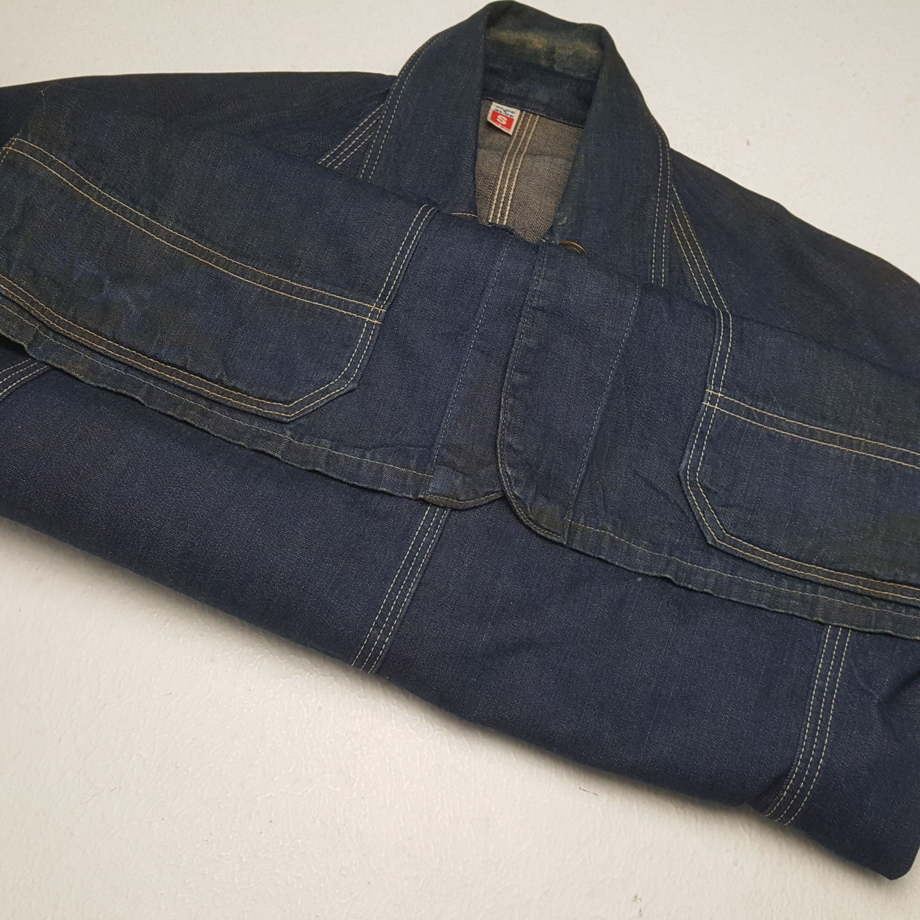 Blue Blue Japan Vintage Blue Blue Japan Japanese Brand Jeans Jacket 34 Size US S / EU 44-46 / 1 - 6 Thumbnail