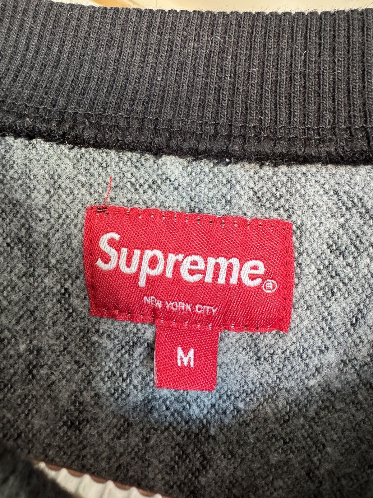 Supreme Striped Supreme Hoodie Size US M / EU 48-50 / 2 - 3 Thumbnail
