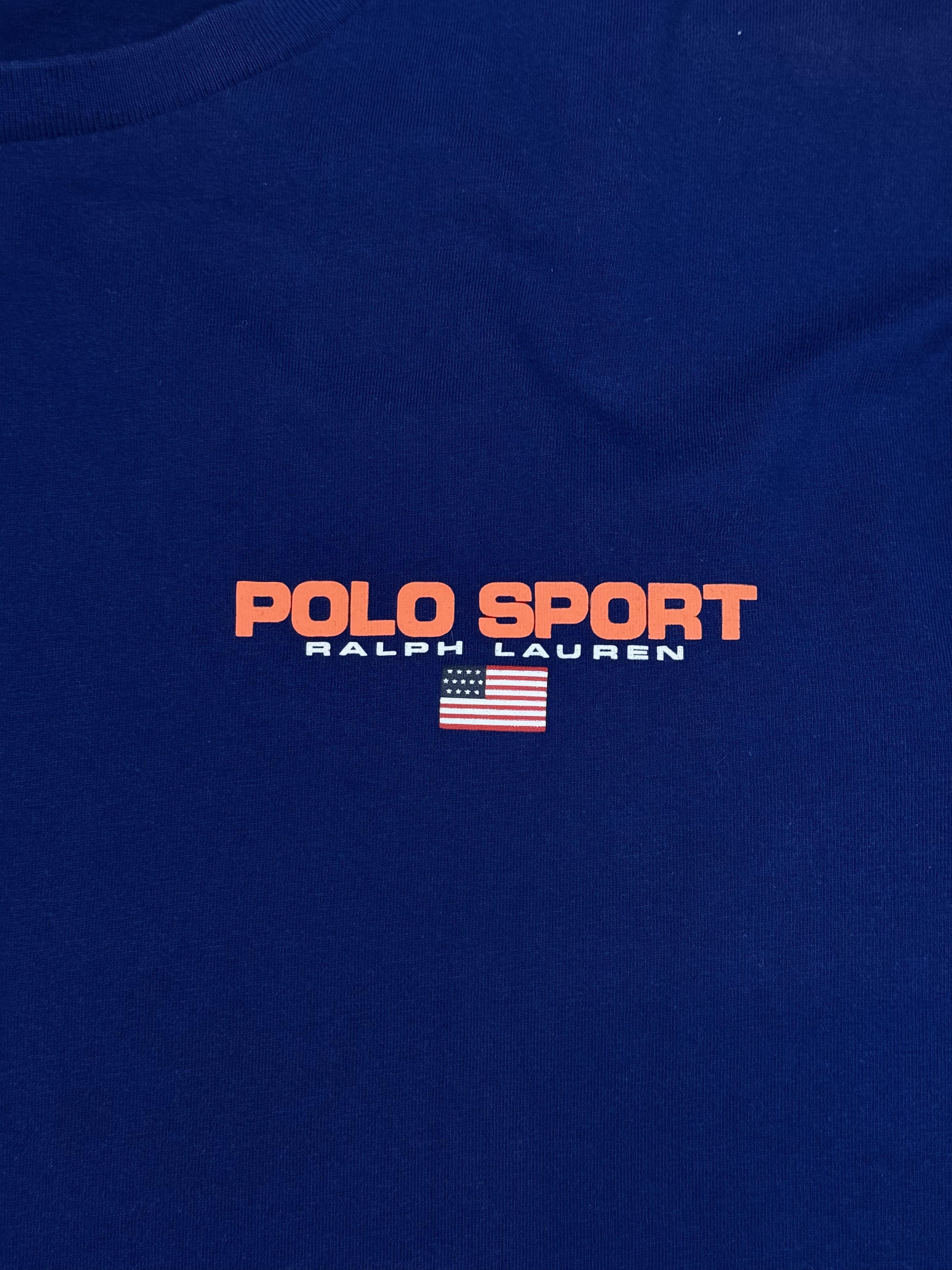 Polo Ralph Lauren Vintage 90s Polo Sport Ralph Lauren Long Sleeve Blue Size US M / EU 48-50 / 2 - 5 Thumbnail