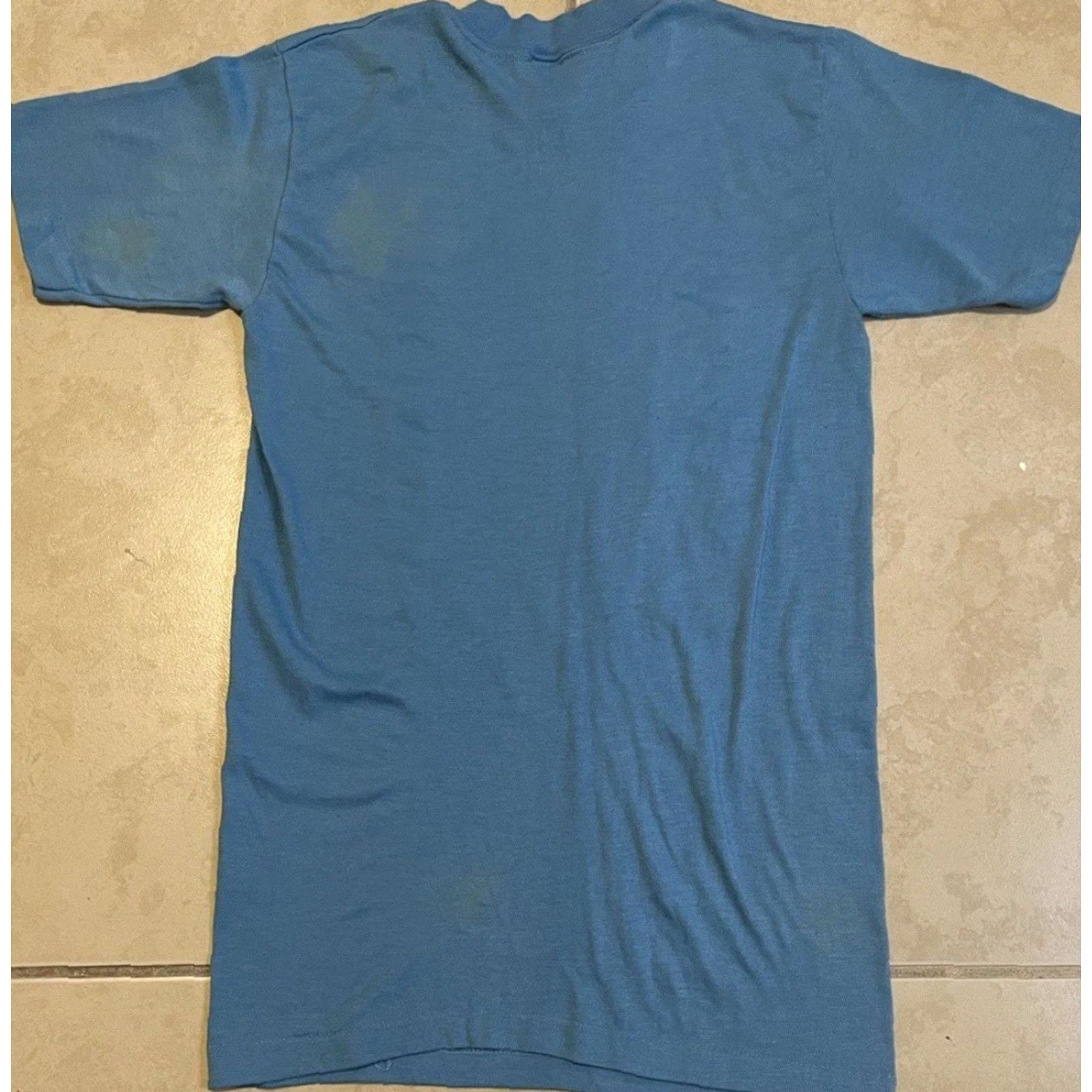 Vintage VINTAGE 70s Capps Bicycles Topeka Kansas Faded Shirt XS Blue Bike Race Cycling Grunge Size US XS / EU 42 / 0 - 2 Thumbnail