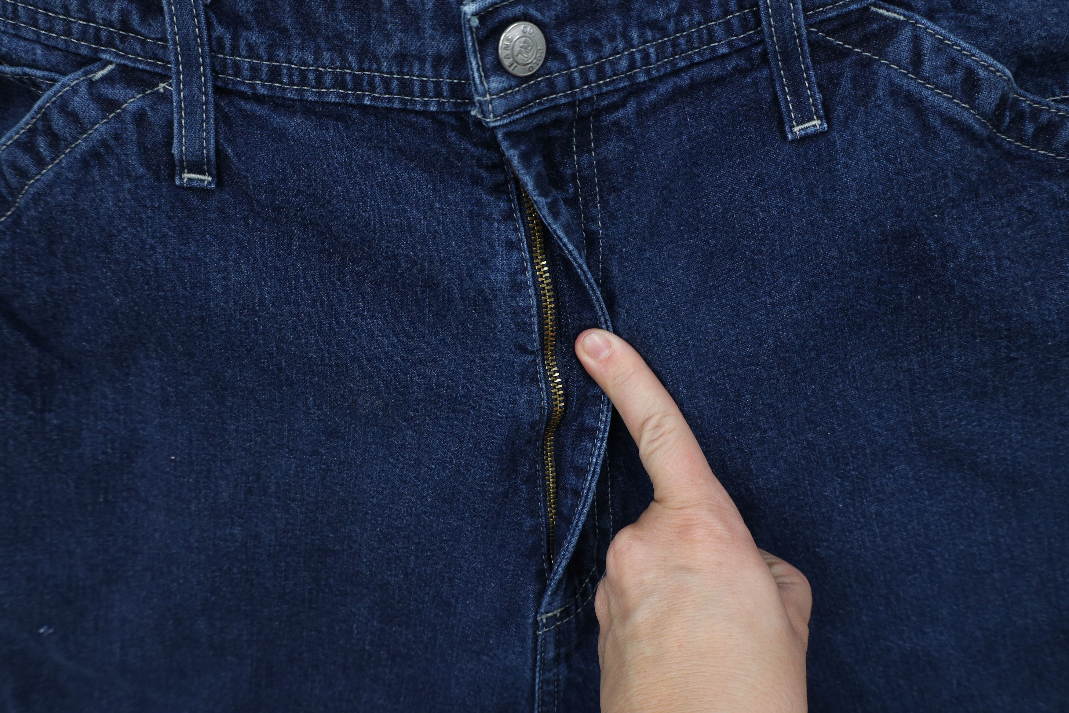 Ralph Lauren Vintage 90s Ralph Lauren Baggy Wide Leg Carpenter Jeans Blue Size US 38 / EU 54 - 6 Thumbnail