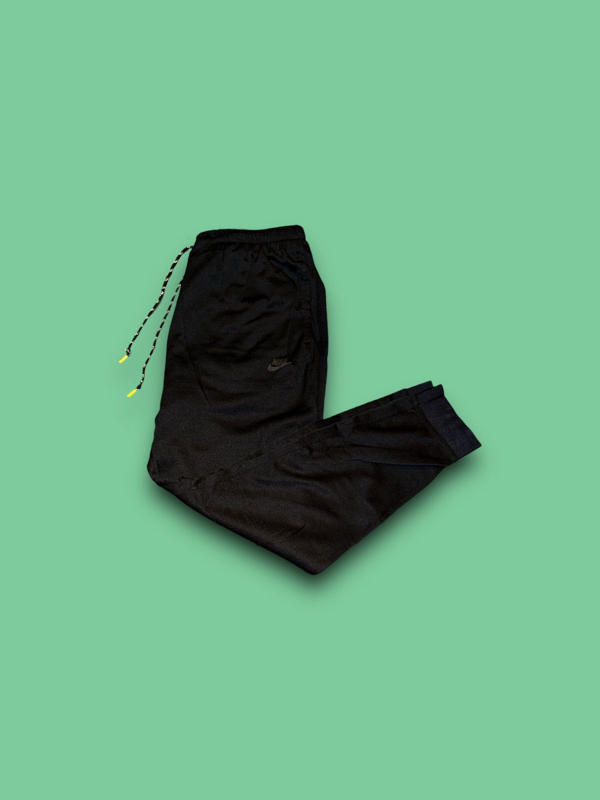 Nike Nike Air 687557 010 Black Fleece Joggers Track Pant Large Size US 34 / EU 50 - 1 Thumbnail