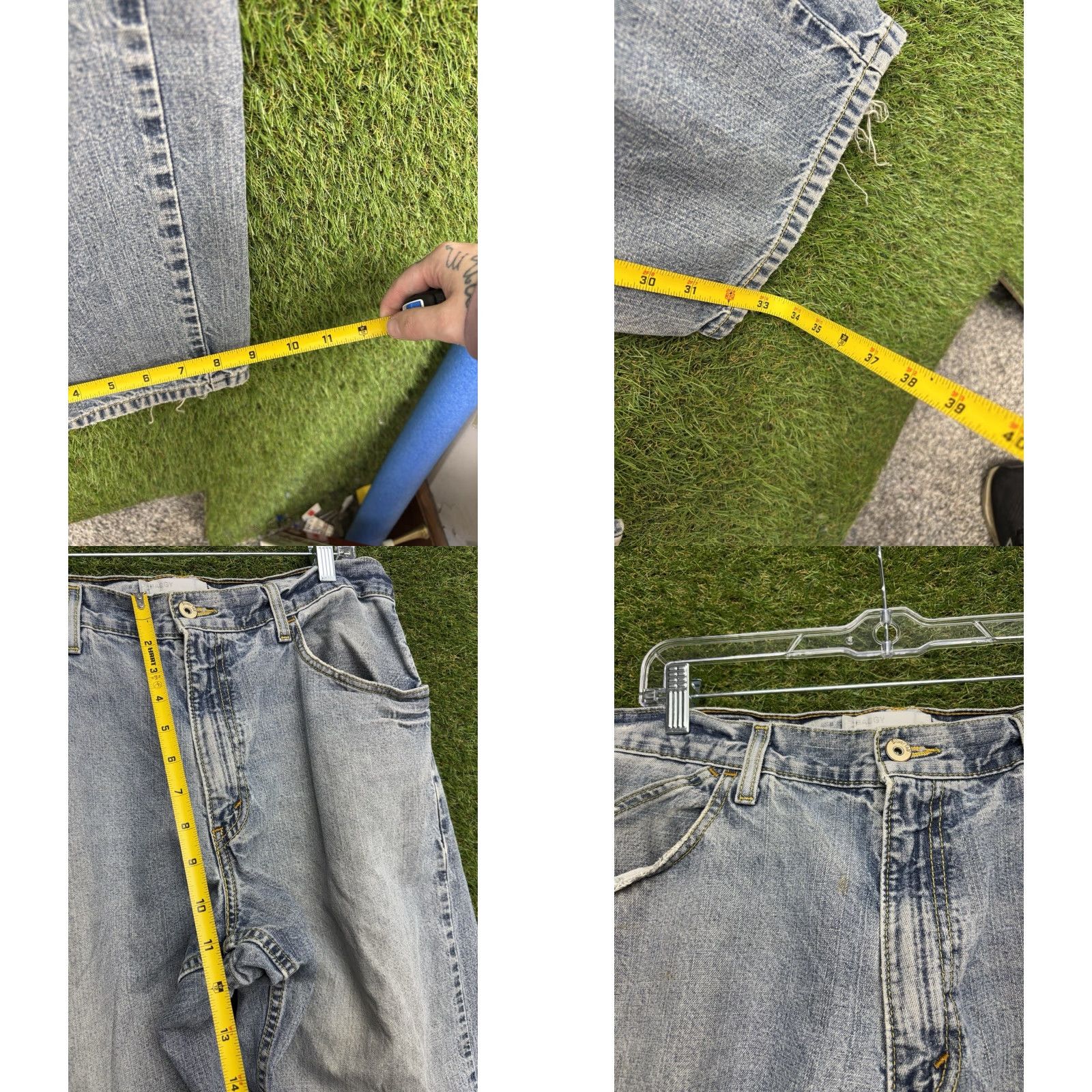 Levi's VINTAGE Levi's Silvertab Jeans Mens 34x34 Baggy Denim 90s Grunge Slim Fit? Size US 34 / EU 50 - 8 Thumbnail