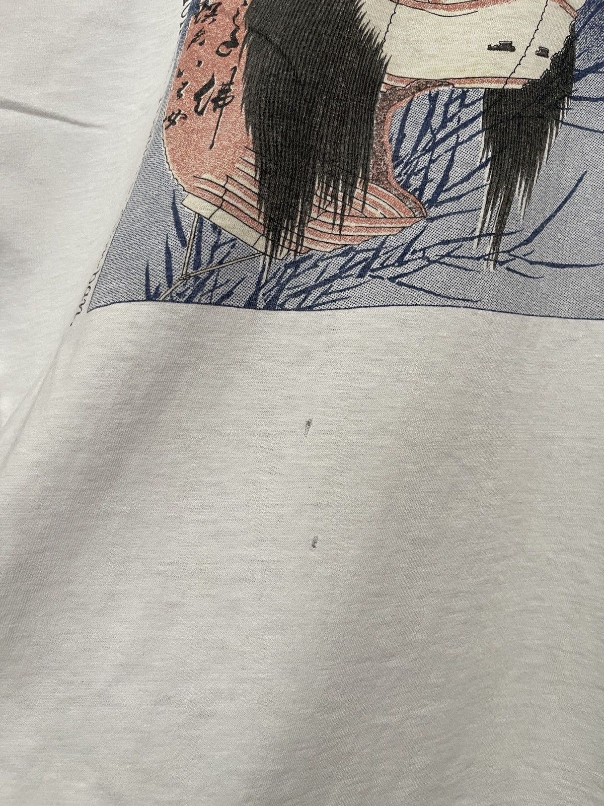 Anime Vintage Rare The Hyaku Monogatari Katsushika Hokusai Tee Size US L / EU 52-54 / 3 - 7 Thumbnail