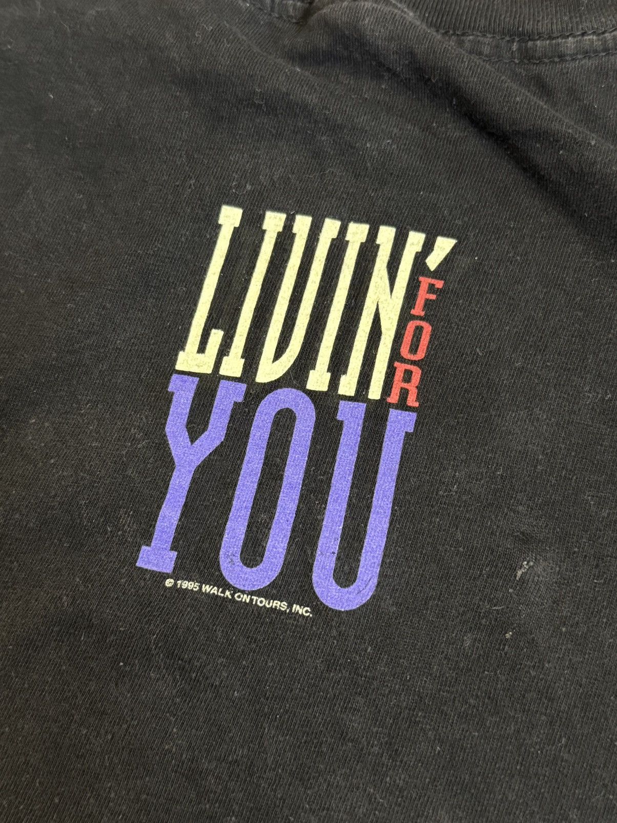Vintage 🔷Vintage Boston “Livin For You” Tour 1995 T-shirt🔷 Size US L / EU 52-54 / 3 - 6 Thumbnail