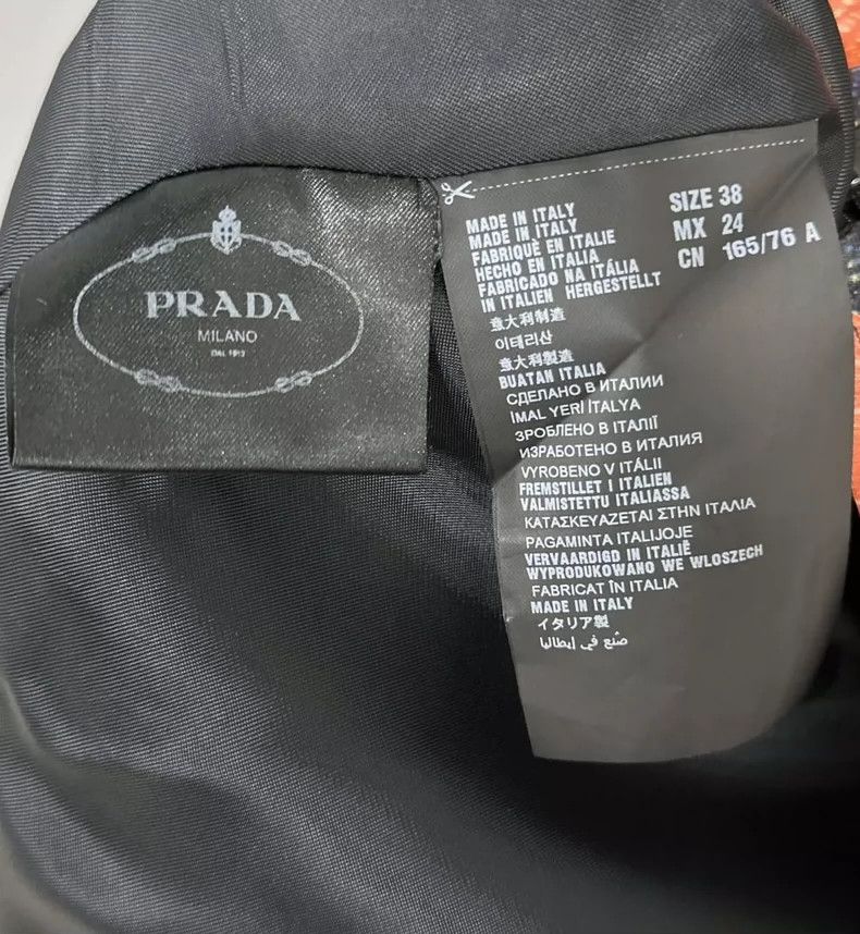 Prada Prada Size 38 Show style art print zipper jacket 2502-Nex Size US S / EU 44-46 / 1 - 6 Thumbnail