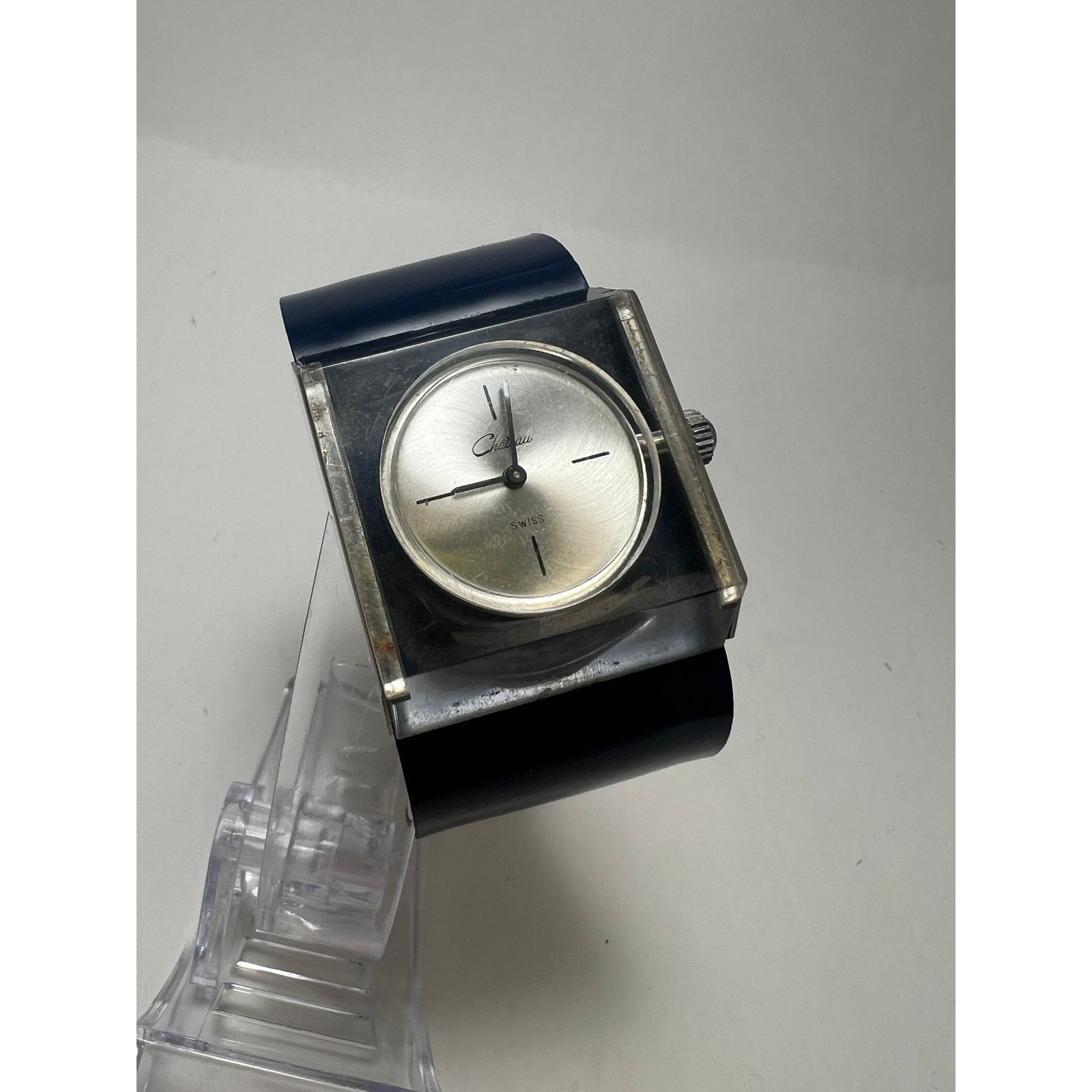 & Other Stories Chateau Vintage Mens (or Ladies) Strap Watch in Lucite Case Size ONE SIZE - 5 Thumbnail