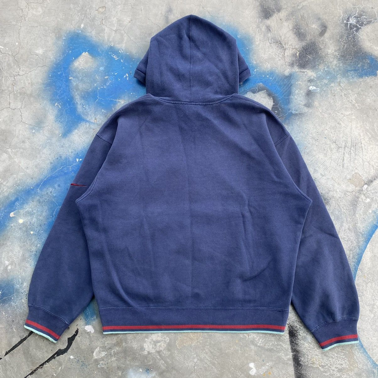 Nike × Vintage 90s Nike big Logo Hoodie Size US L / EU 52-54 / 3 - 7 Thumbnail