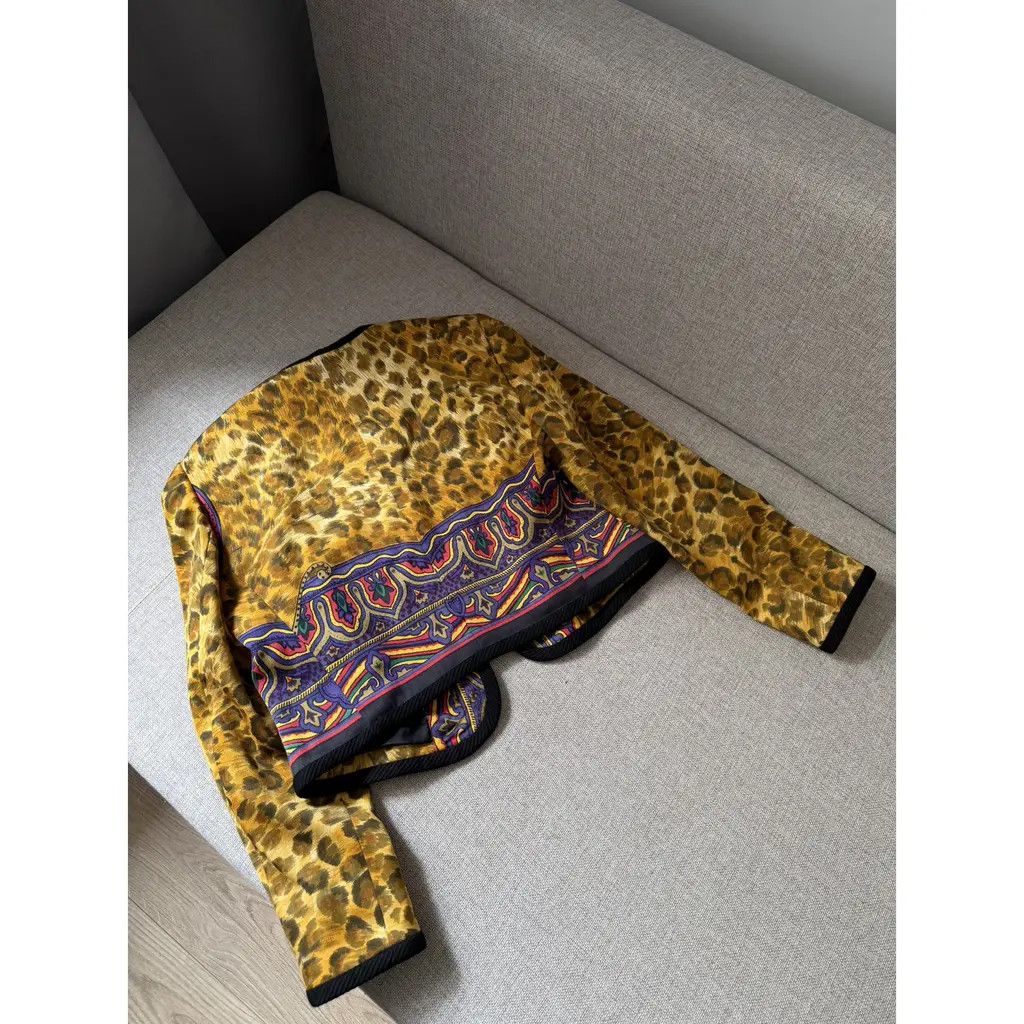 Versus VERSUS GIANNI VERSACE Vintage Skirt Suit Set – Size IT 46 Size 32" / US 10 / IT 46 - 6 Thumbnail