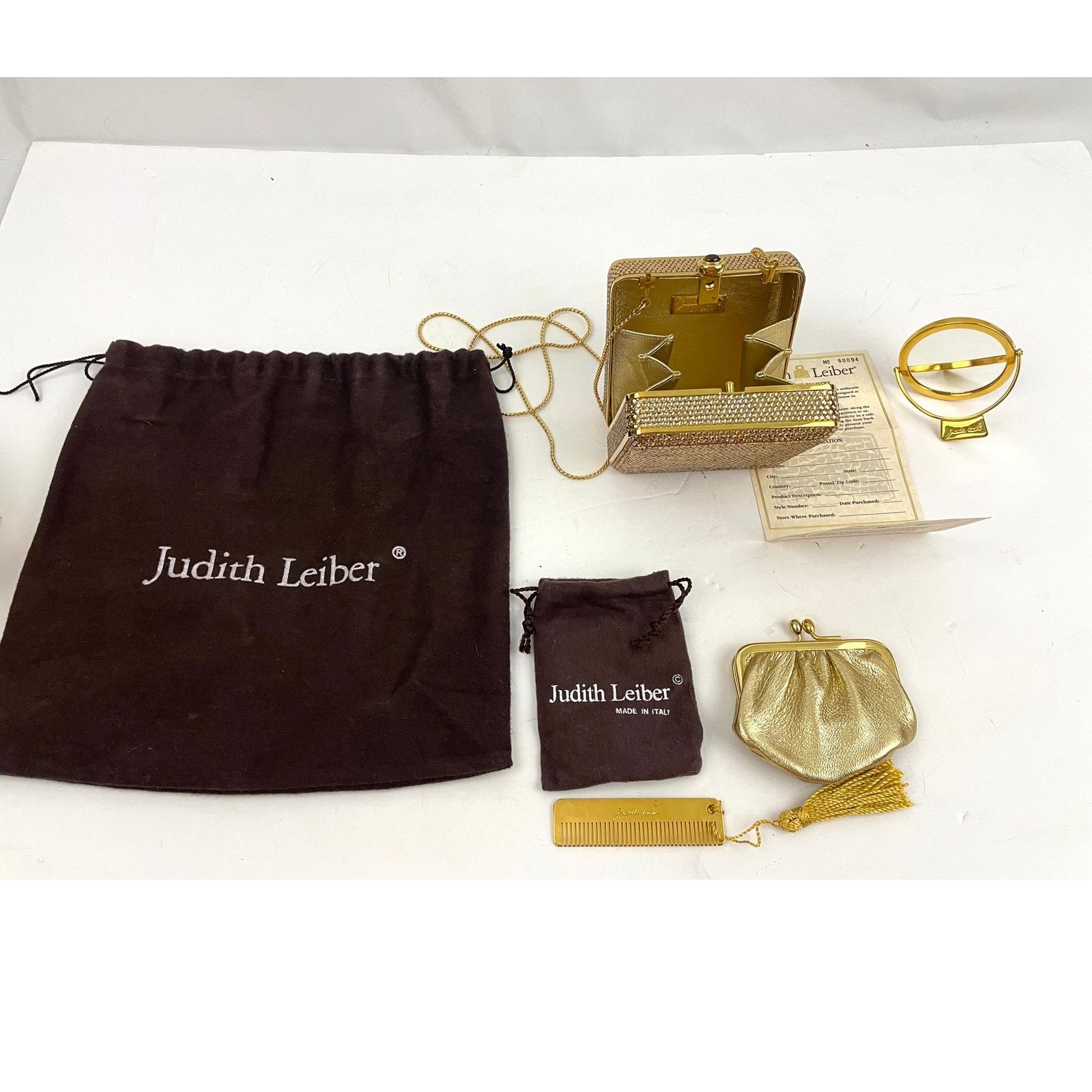 Judith Leiber Judith Leiber Swarovski Crystal Stone Evening Bag Clutch Size ONE SIZE - 16 Thumbnail