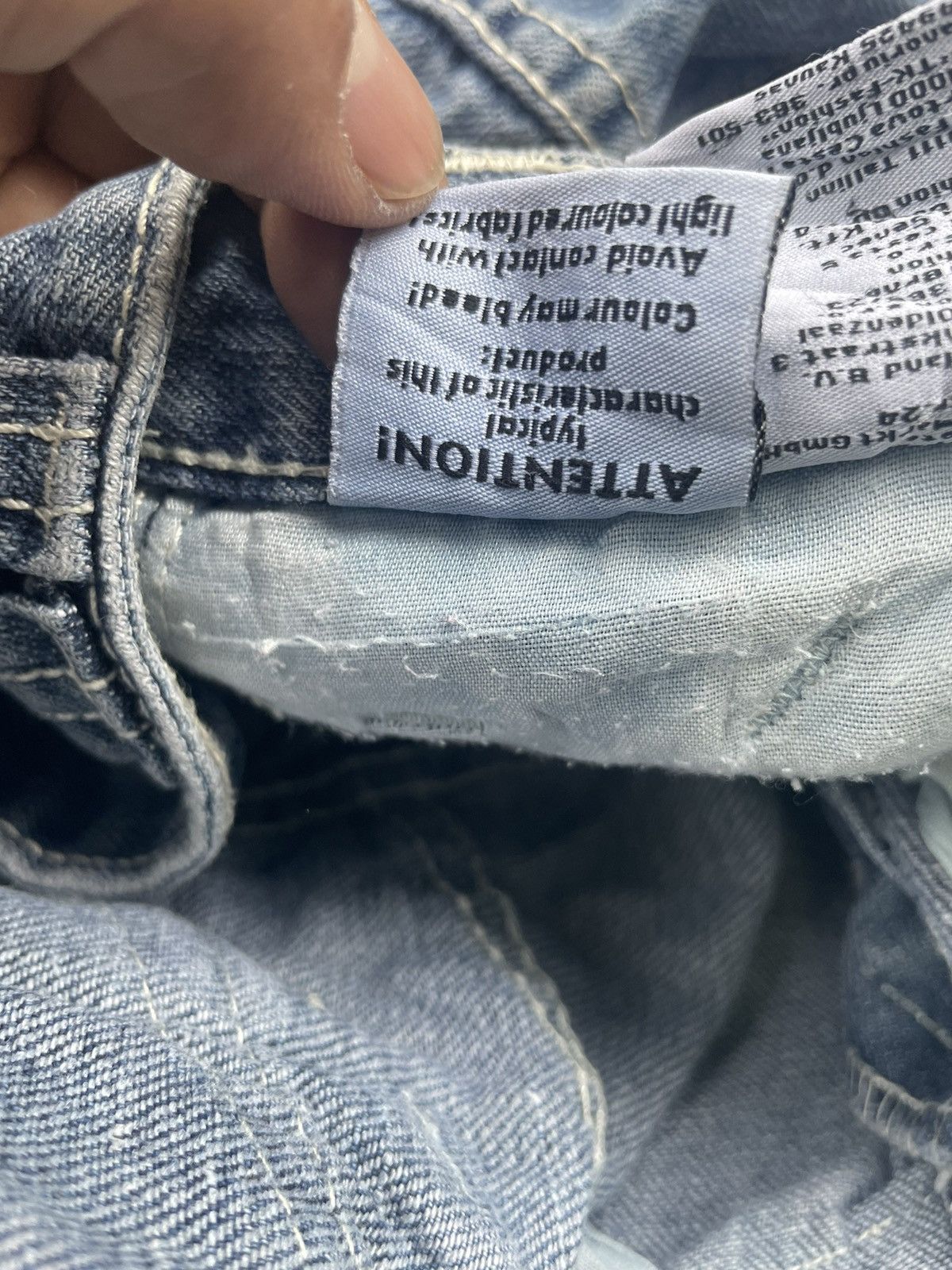 Japanese Brand Southern Denim Double Waist Denim Size US 31 - 15 Thumbnail