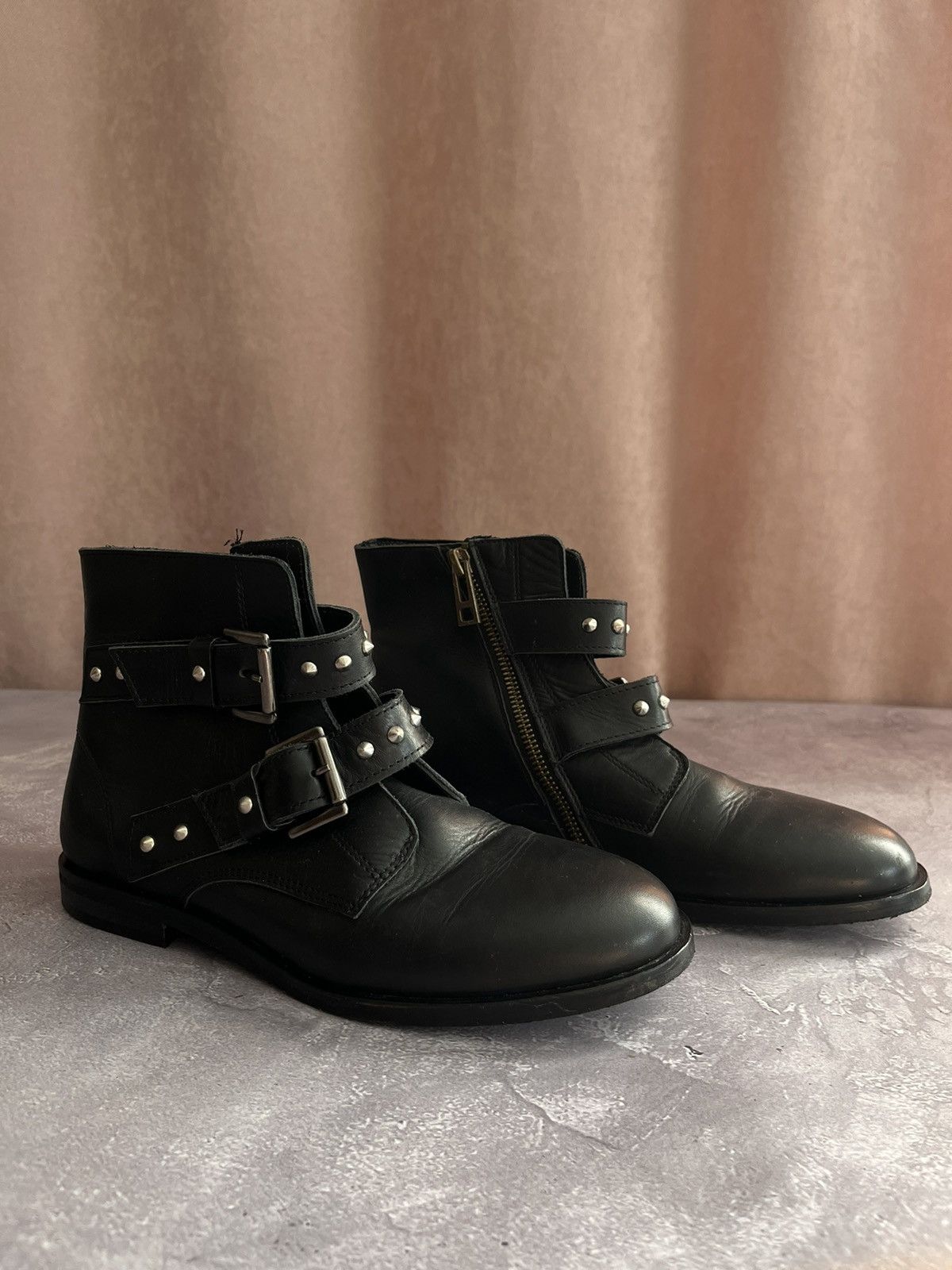 Zadig & Voltaire Zadig & Voltaire Leather Boots Black Size 39 Size US 6.5 / IT 36.5 - 3 Thumbnail