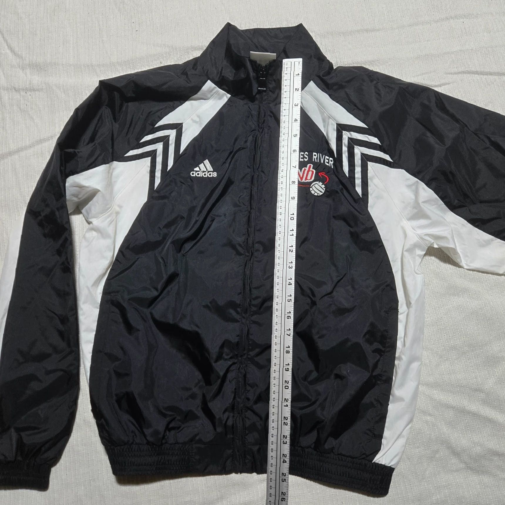 Adidas Adidas James River VB Volleyball Running Jacket Coat Black Full Zip Womens XS Size XS / US 0-2 / IT 36-38 - 7 Thumbnail