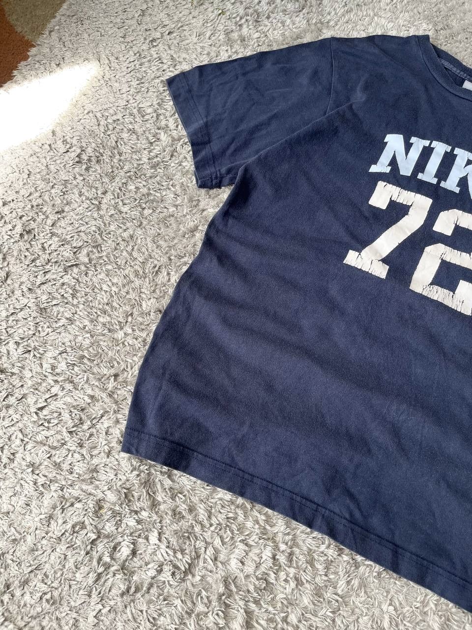 Nike × Vintage 00s Nike Vintage T-Shirt Streetwear Big Logo Swoosh Rare Size US S / EU 44-46 / 1 - 6 Thumbnail