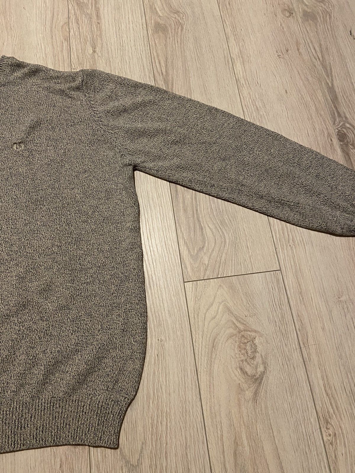 Designer Lincoln vintage knit cotton sweater Size US XL / EU 56 / 4 - 4 Thumbnail