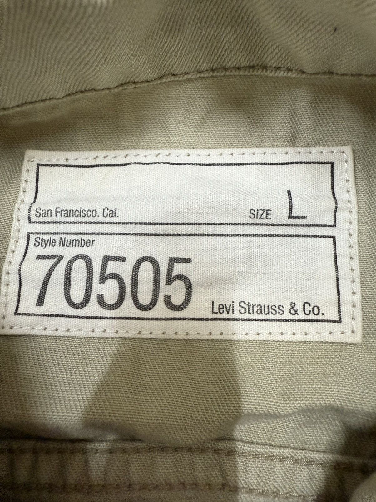 Levi's Vintage 90s Levis Lot 70505 Trucker Jacket Size US S / EU 44-46 / 1 - 6 Thumbnail