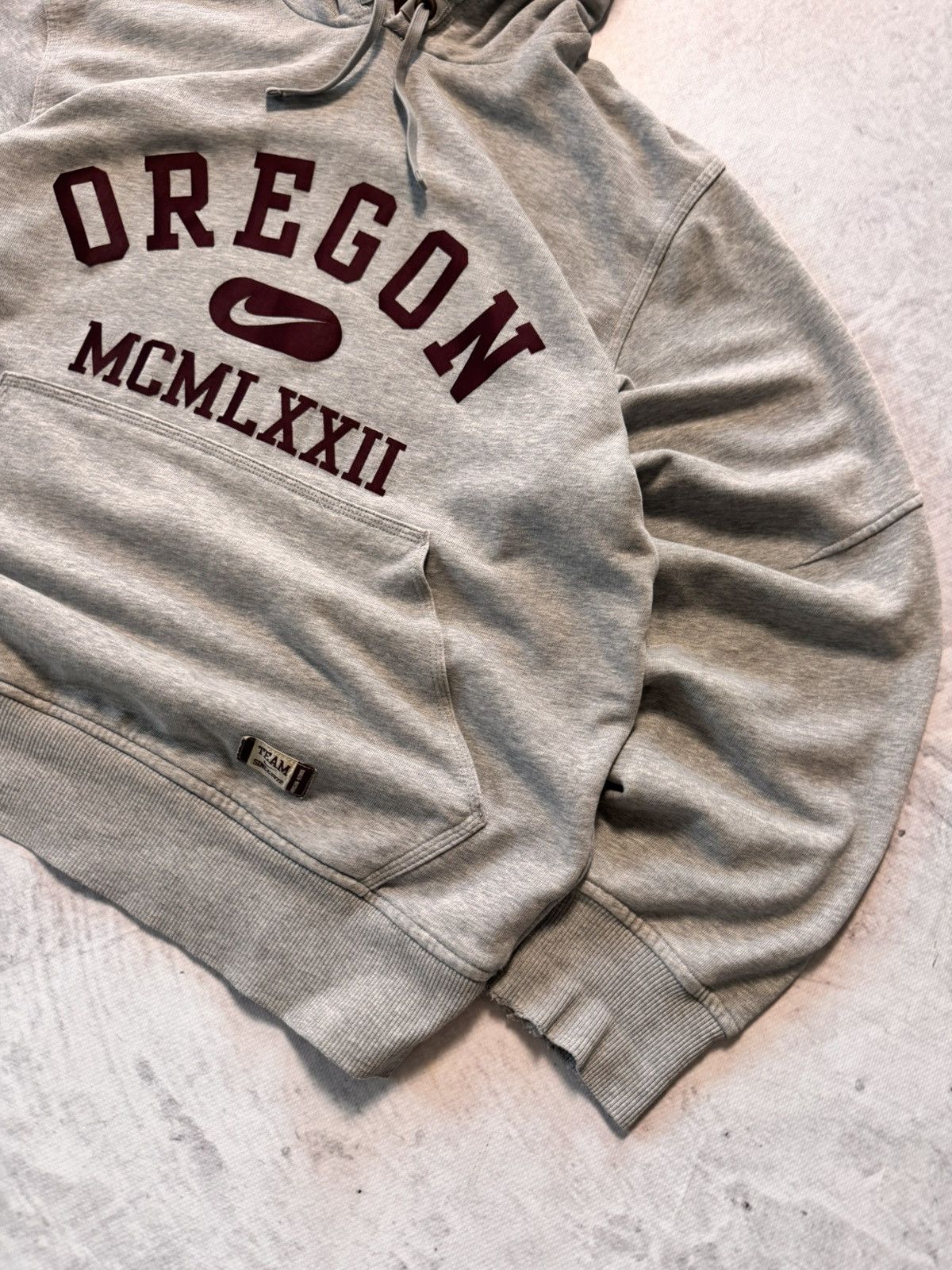 Nike × Vintage 00s Nike Vintage Oregon Center Swoosh Oversize Hoodie Y2K Size US M / EU 48-50 / 2 - 4 Thumbnail