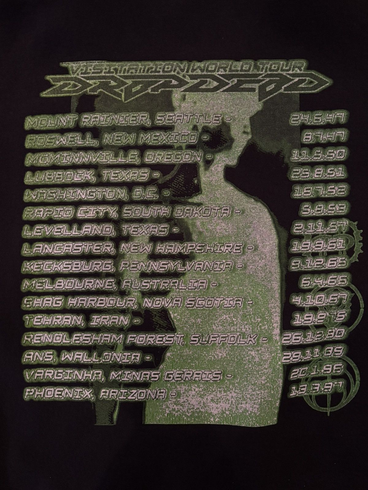 Drop Dead Visitation World Tour Hoodie Size US M / EU 48-50 / 2 - 6 Thumbnail