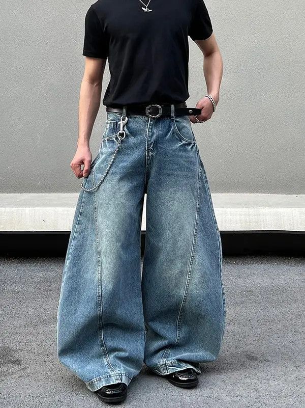 Jean VIBE Baggy Wide Leg Jeans Size US 30 / EU 46 - 1 Thumbnail