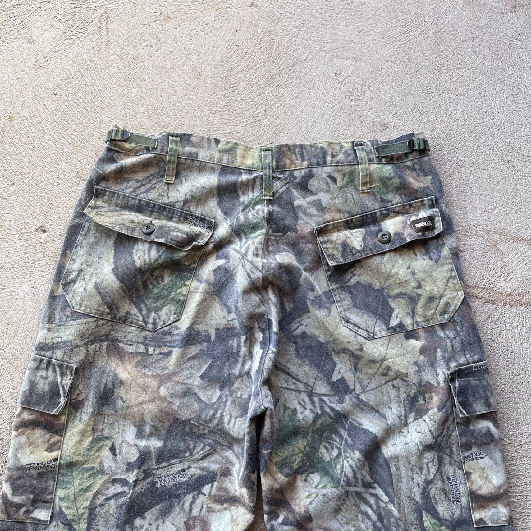 Vintage VINTAGE Ranger Cargo Pants Mens L Green Camouflage 90s Baggy Straight Inseam 30 Relaxed Comfort Pockets USA Size US 38 / EU 54 - 5 Thumbnail