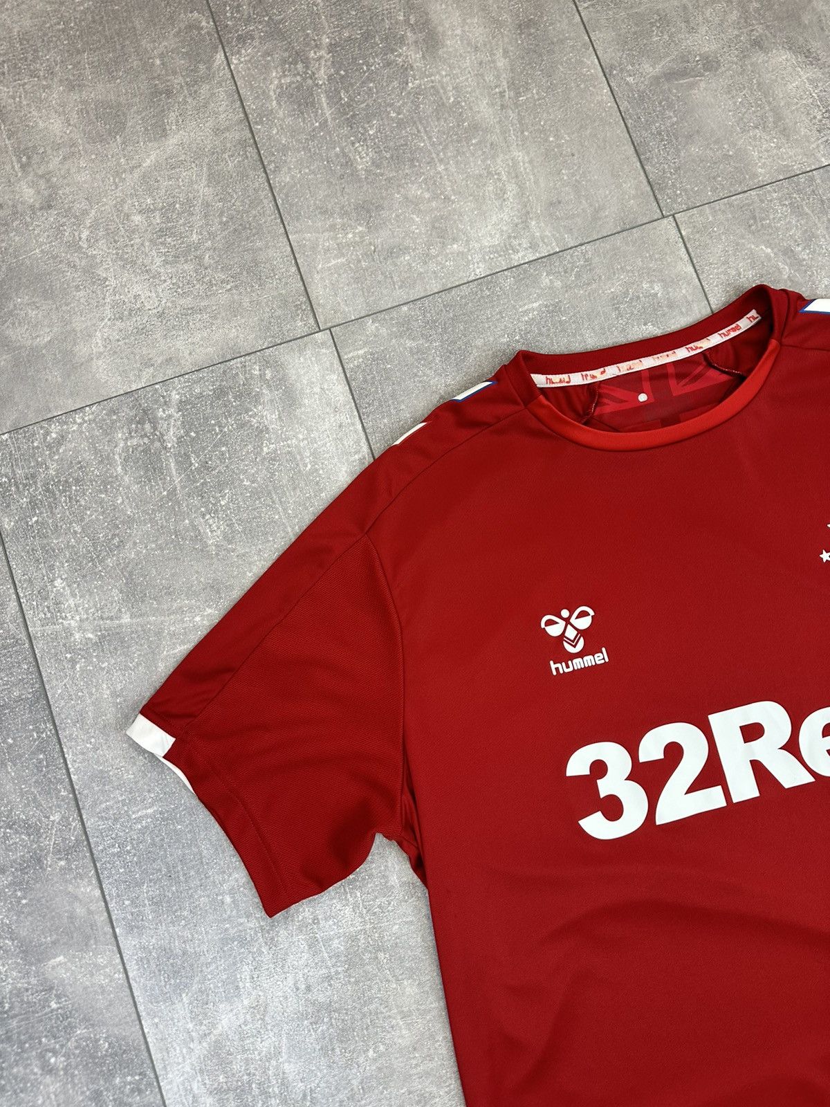 Hummel × Vintage Men’s Hummel Rangers Football Soccer jersey Size US XXL / EU 58 / 5 - 7 Thumbnail