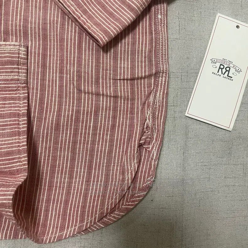 RRL Ralph Lauren Old style tri color line shirt