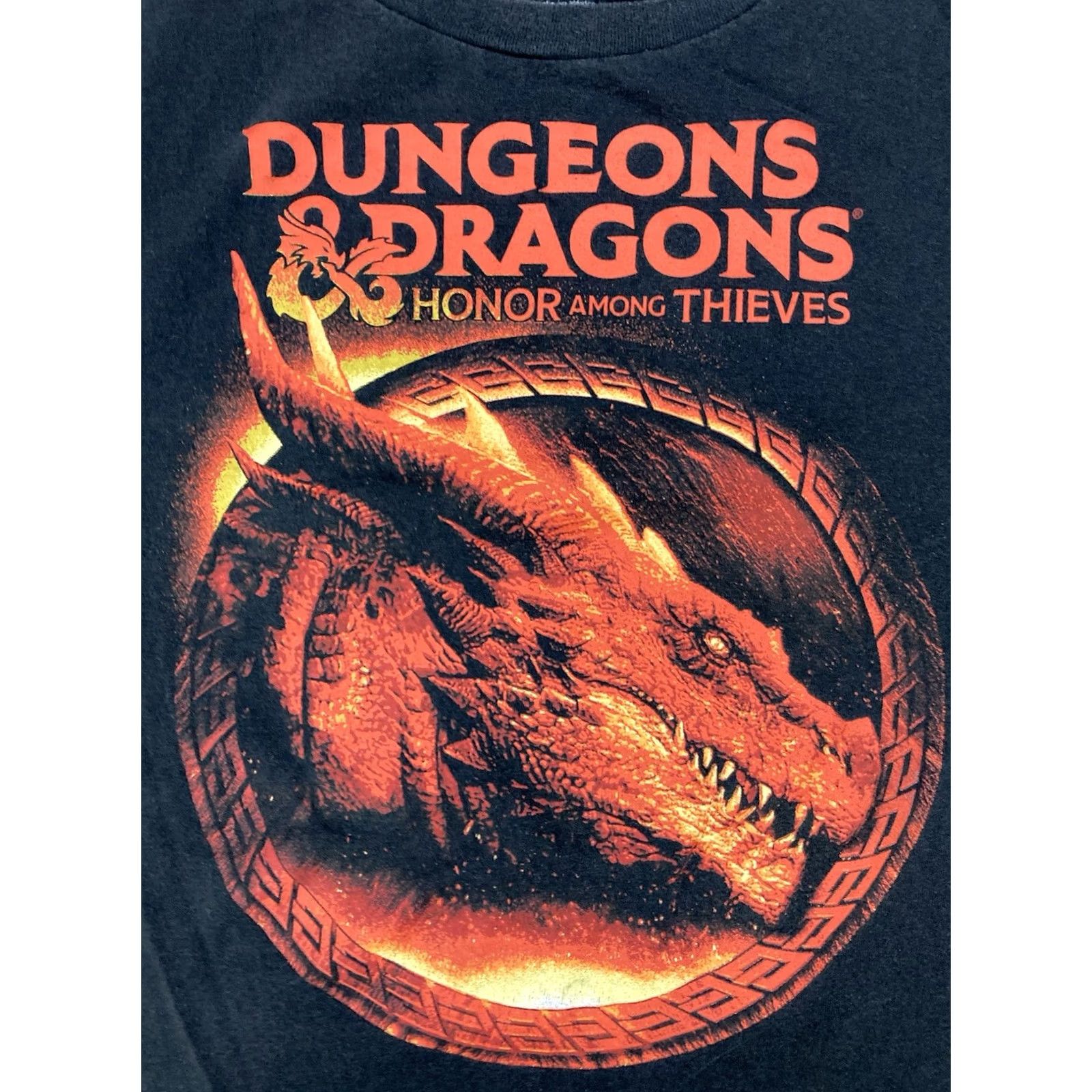 Vintage Dungeons & Dragons Logo Graphic T-shirt Women Small Black Short Sleeve Size S / US 4 / IT 40 - 2 Thumbnail
