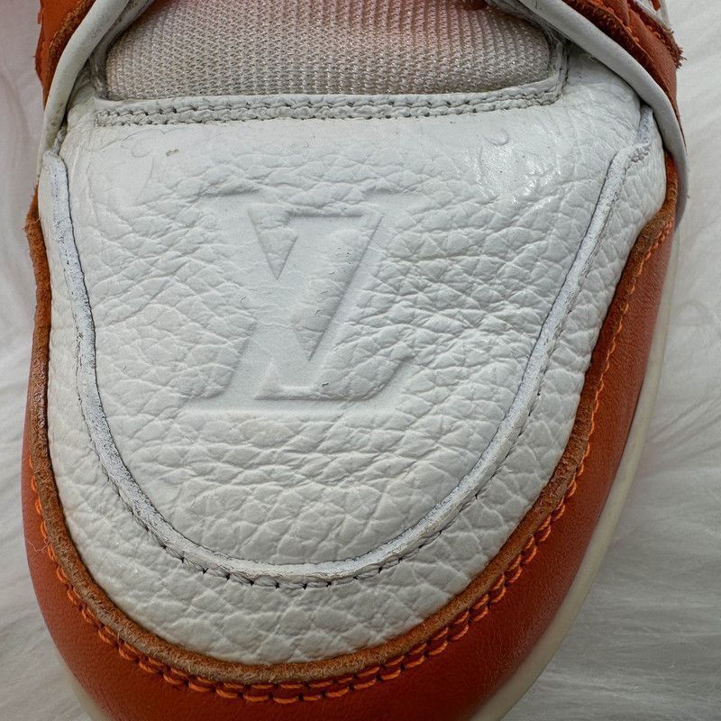 Louis Vuitton Louis Vuitton Orange Low-Top Fashion Sneakers -2508 Size US 8 / EU 41 - 7 Thumbnail