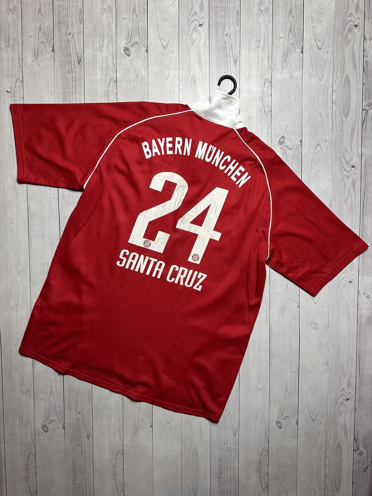 Adidas × Vintage Vintage Adidas Bayern Munich Soccer Jersey 24 Santa Cruz Size US XL / EU 56 / 4 - 1 Thumbnail