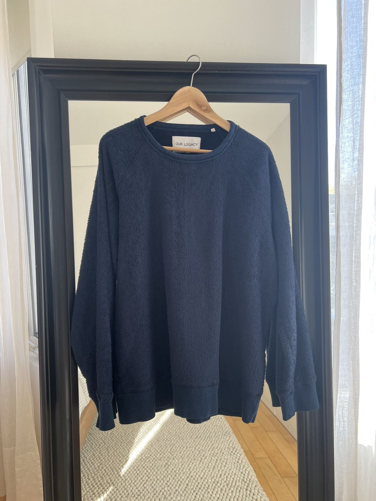 Our Legacy Our Legacy - Navy Polarfleece - 52 XL Size US L / EU 52-54 / 3 - 1 Thumbnail