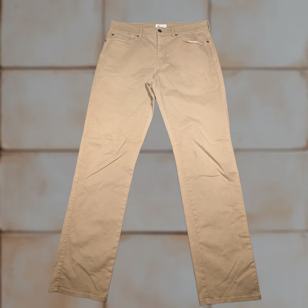Peter Millar Peter Millar Pants Mens 34x33 Beige Chino 5 Pocket Straight Leg Casual Khaki Pants Mens Beige Chino 5-Pocket Straight Leg Casual Khaki Size US 34 / EU 50 - 1 Thumbnail