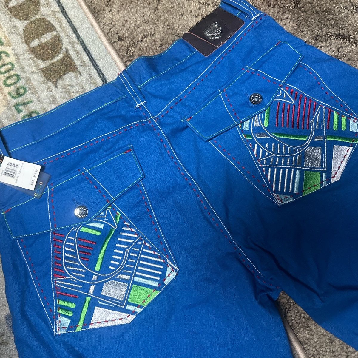 Coogi NWT Coogi cargo shorts “strong blue” Size US 38 / EU 54 - 2 Thumbnail