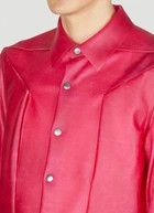 Rick Owens o1y0325 Solid Color Shirt in Pink Size US M / EU 48-50 / 2 - 2 Thumbnail