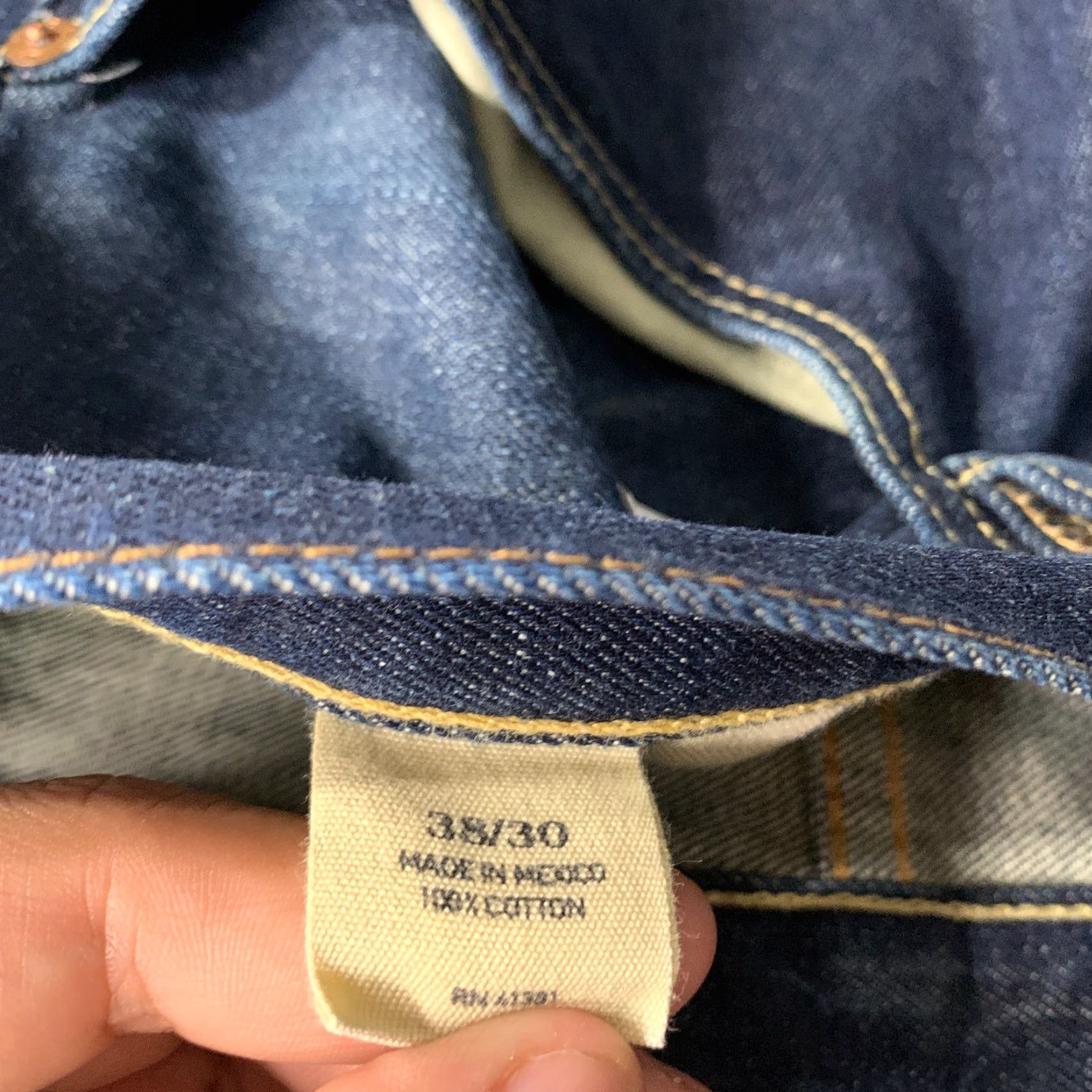 Polo Ralph Lauren VINTAGE Polo Ralph Lauren Denim Jeans Mens Size 38x30 Dark Wash Slim Straight 5-Pocket Blue Mens Size US M / EU 48-50 / 2 - 3 Thumbnail