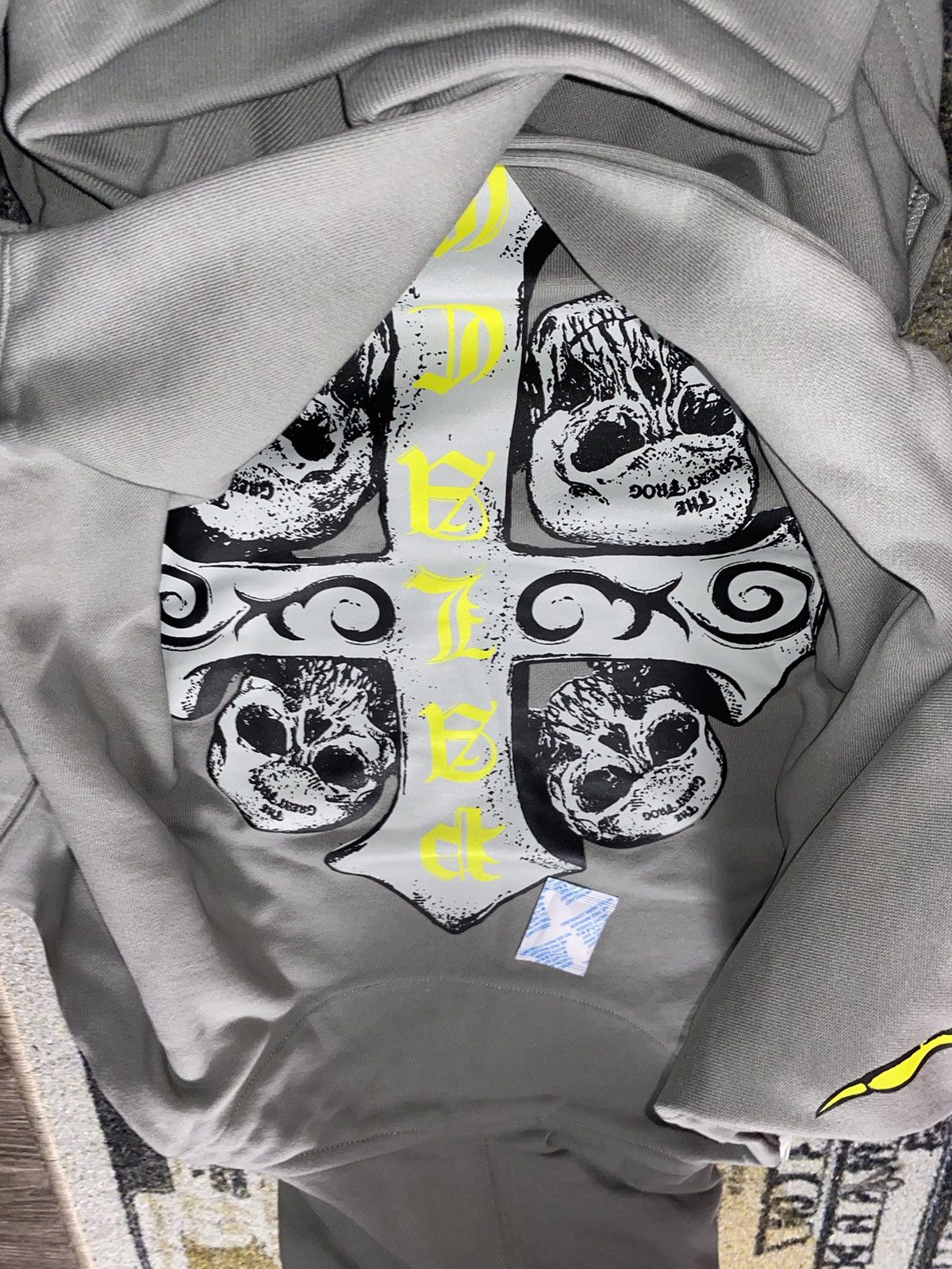 Palace × The Great Frog Palace TGF Hoodie Grey Size US XL / EU 56 / 4 - 3 Thumbnail